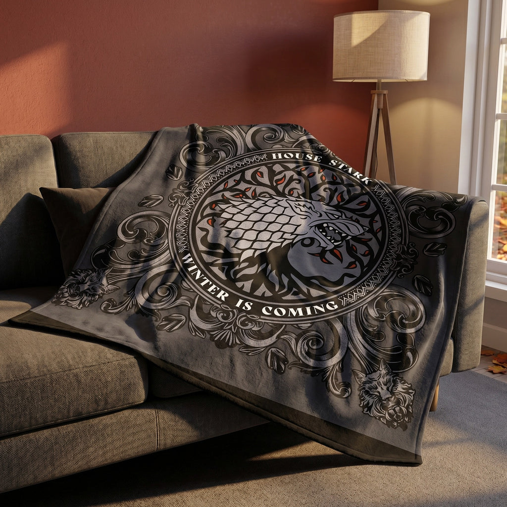 Imagen del producto Manta suave emblema Stark - Game of Thrones