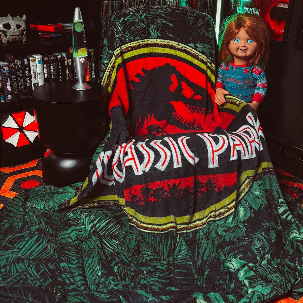 Imagen del producto Jurassic Park - Manta Suave Logo Jungle