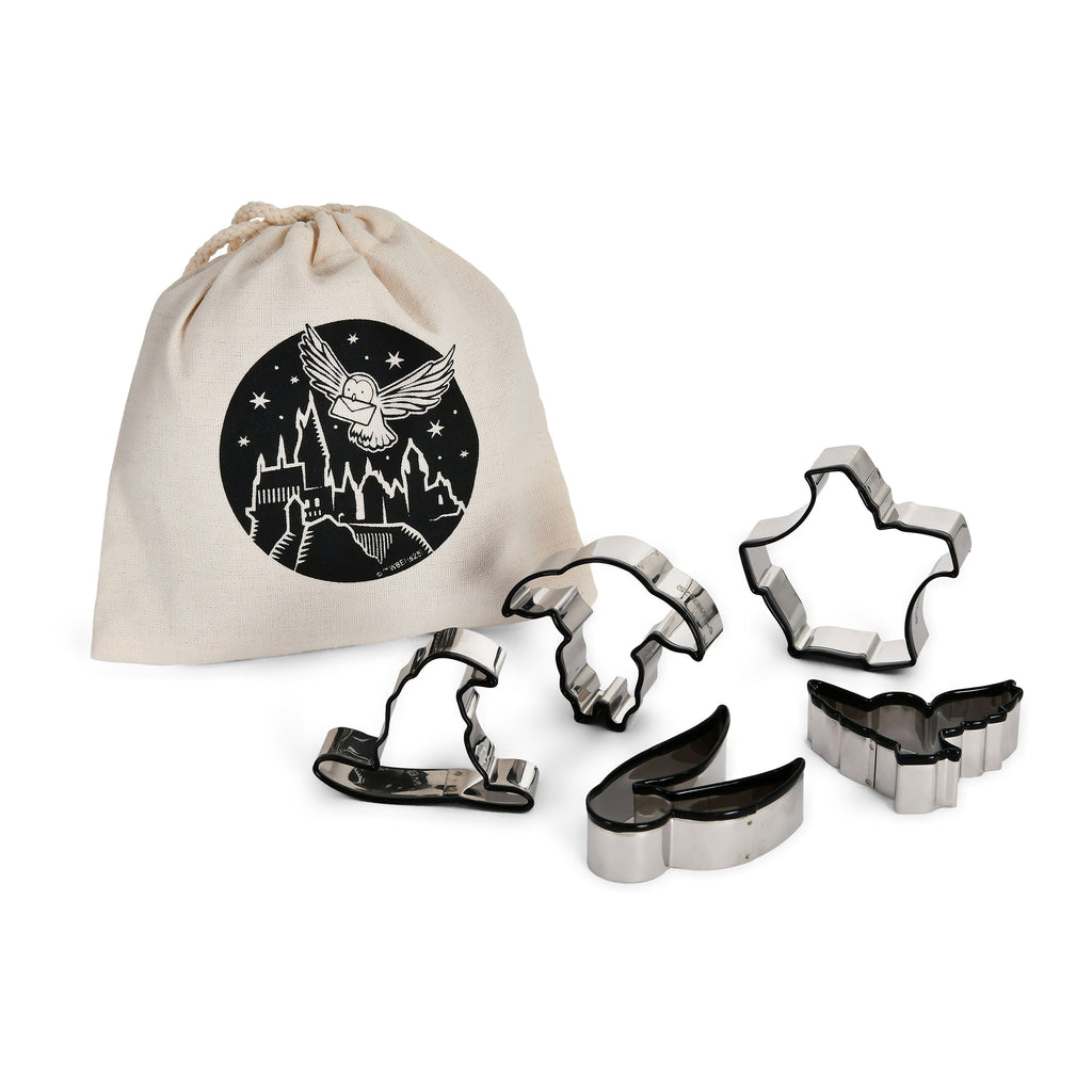 Imagen del producto Harry Potter – Set de 5 cortadores de galletas en bolsa de tela