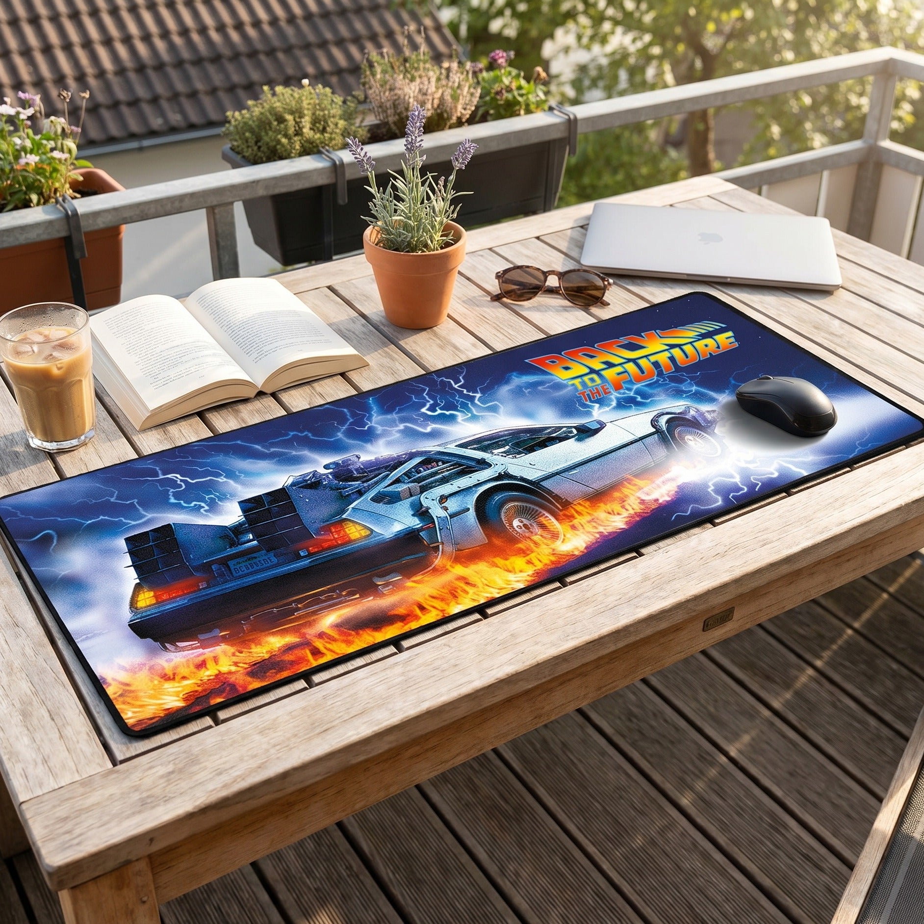 Imagen del producto Regreso al Futuro - Alfombrilla de ratón DeLorean