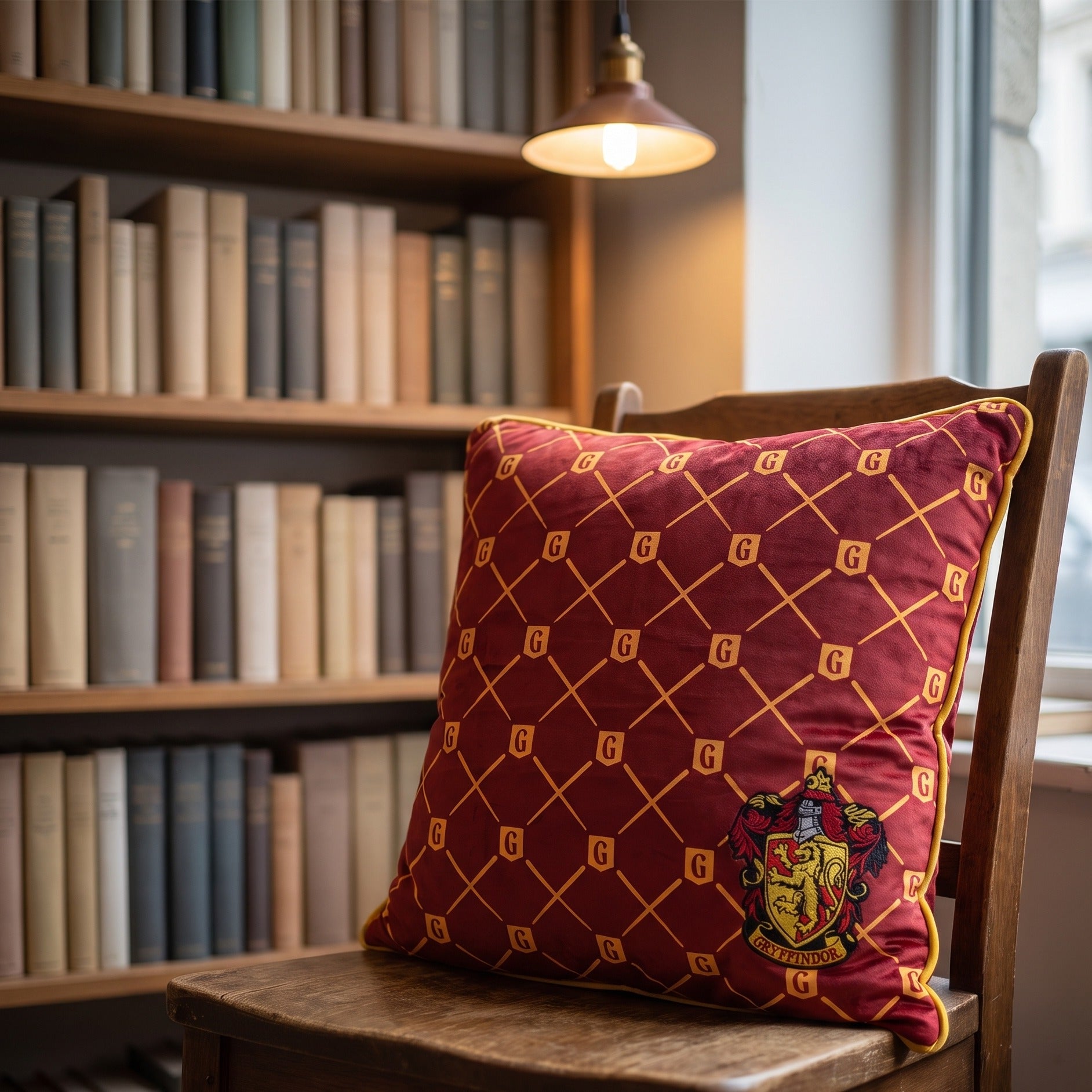 Imagen del producto Harry Potter - Cojín con logo de Gryffindor