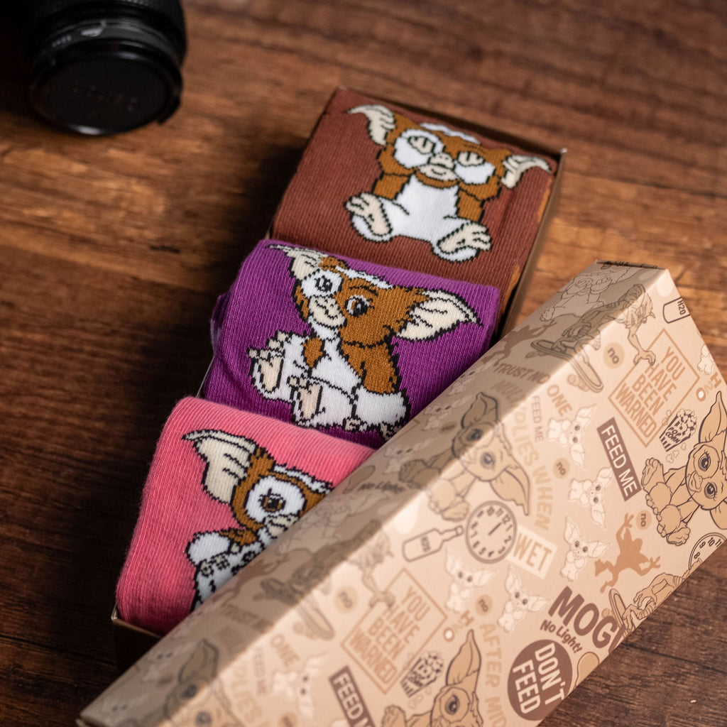 Imagen del producto Gremlins - Pack de 3 pares de calcetines Gizmo Emotions en caja de regalo