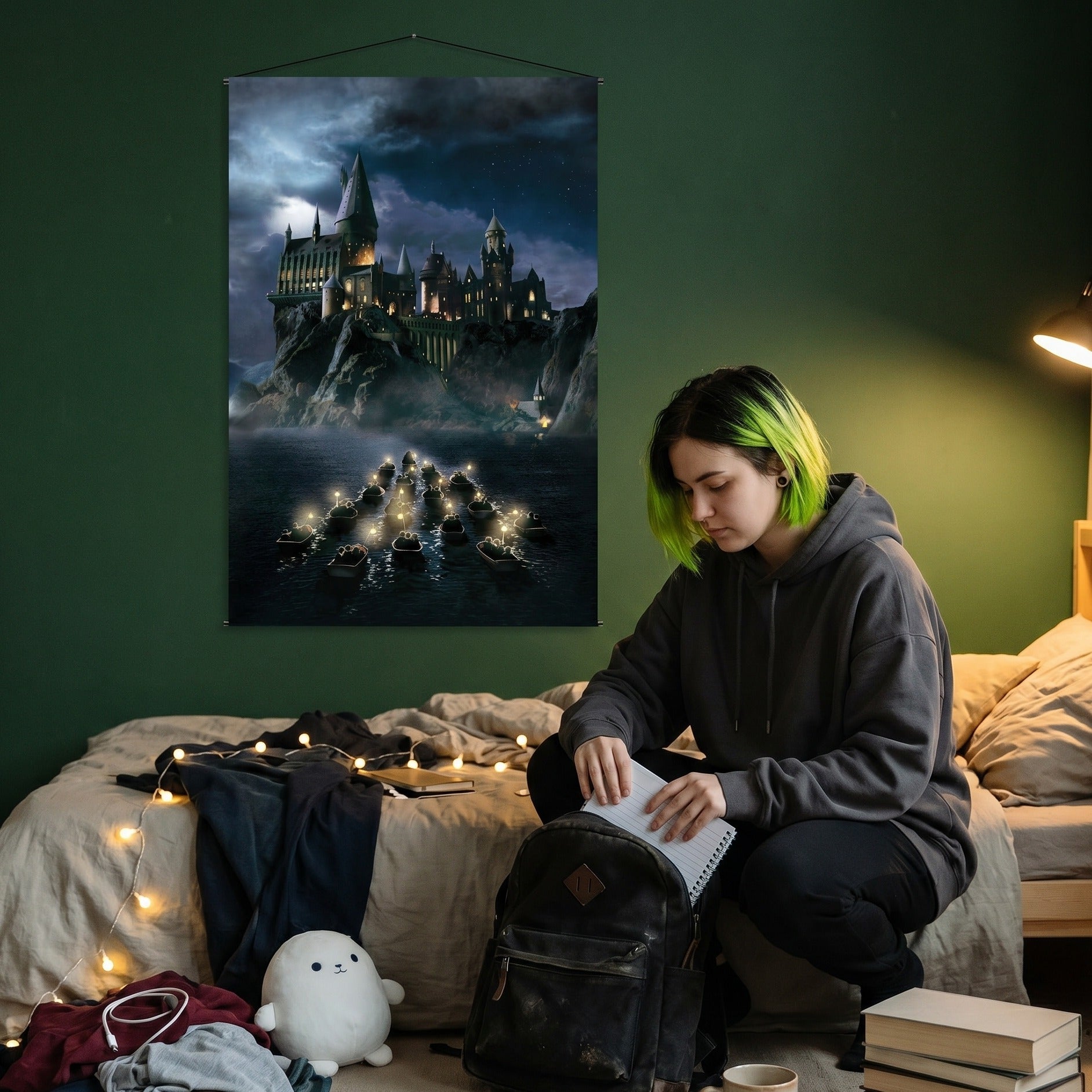 Imagen del producto Harry Potter - Póster de tela Hogwarts