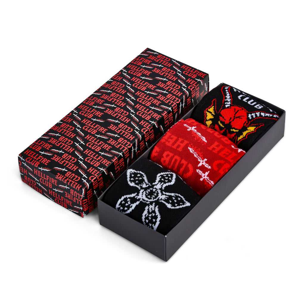 Imagen del producto Stranger Things – Pack de 3 pares de calcetines en caja regalo