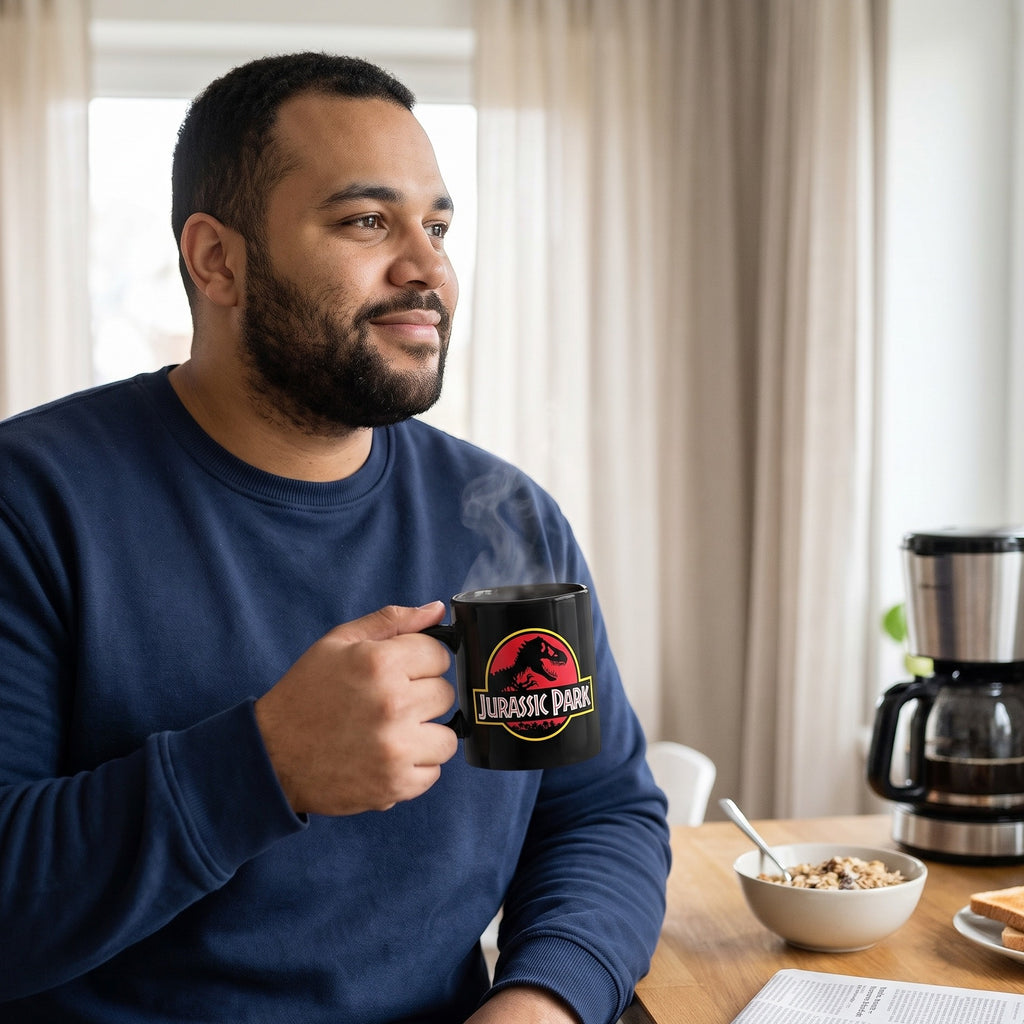 Imagen del producto Jurassic Park - Taza Logo Negra