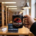 Imagen del producto Jurassic Park - Taza Logo Negra
