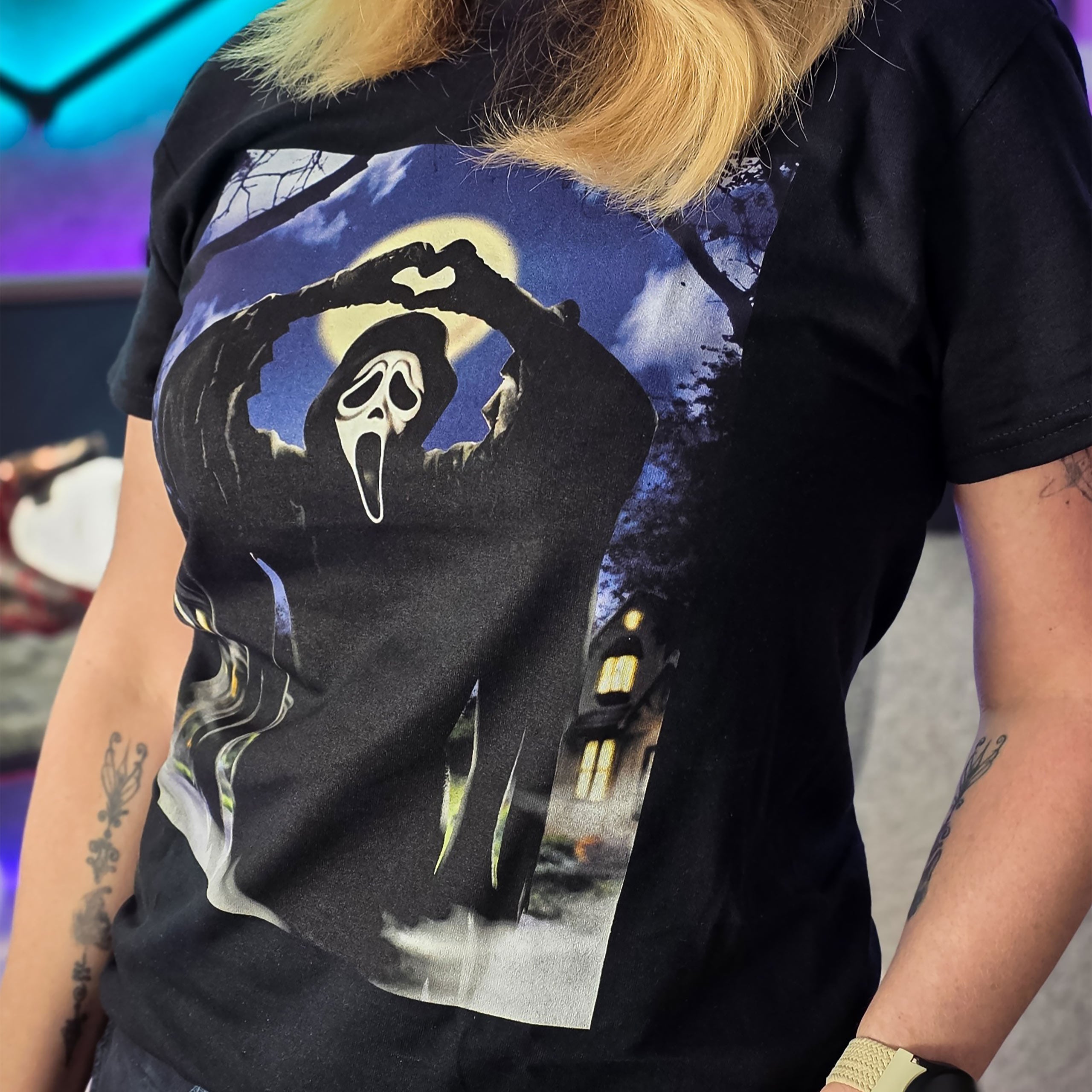 Imagen del producto Ghost Face - Hearts Camiseta negra