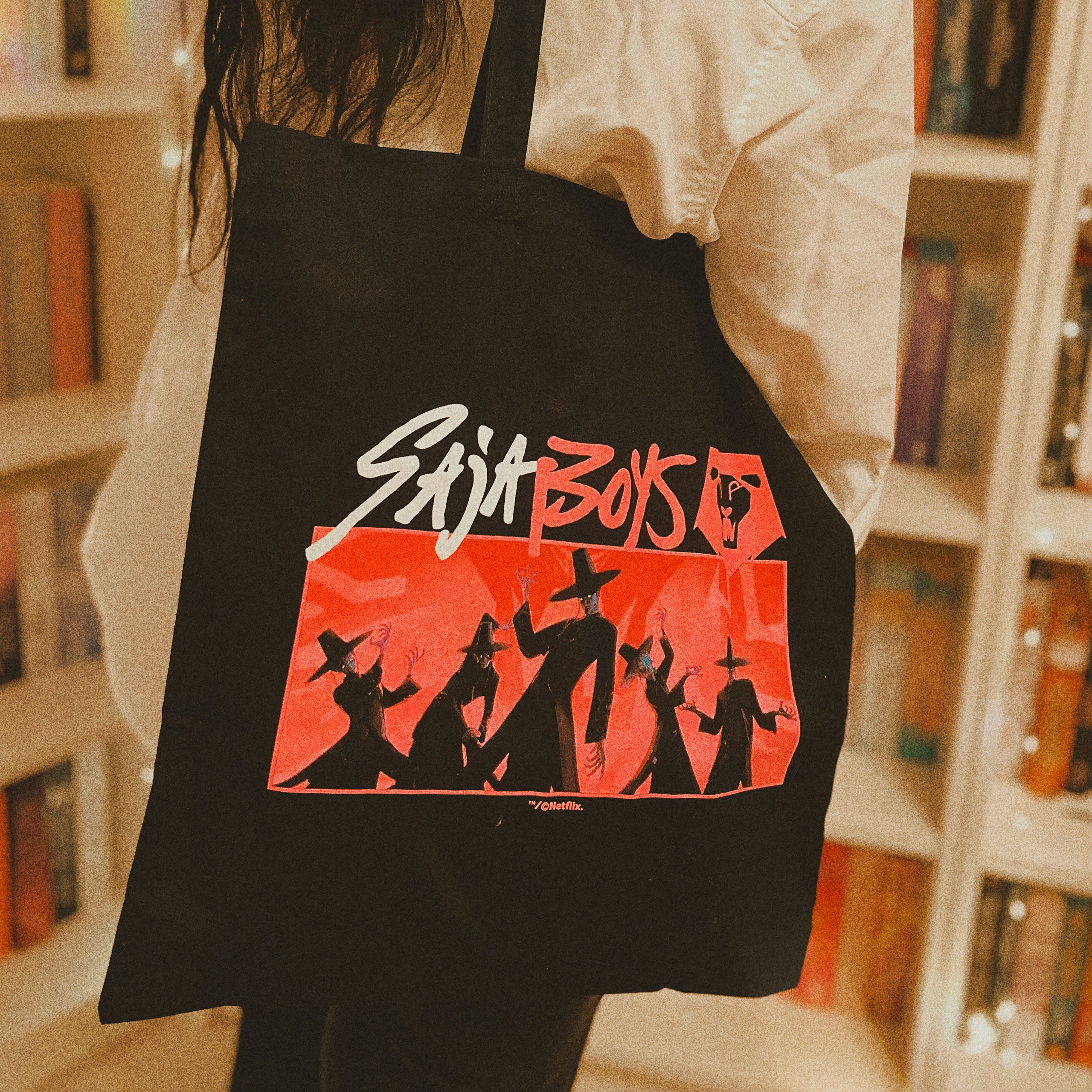 Imagen del producto KPop Demon Hunters - Bolsa de tela Saja Boys