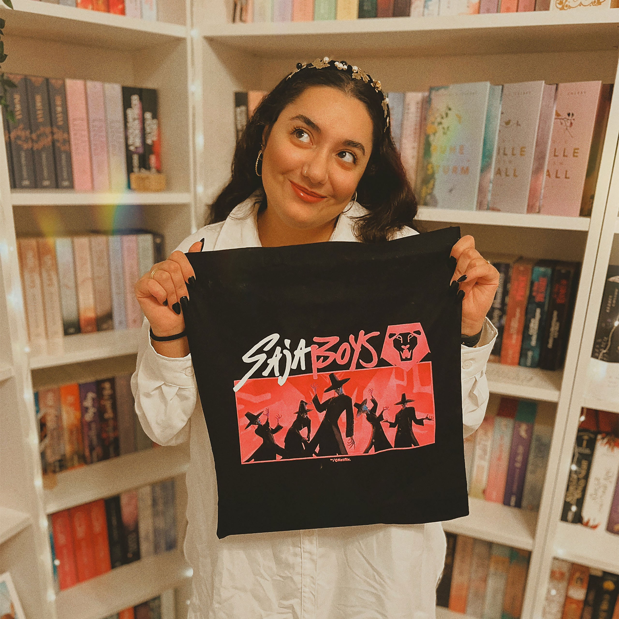 Imagen del producto KPop Demon Hunters - Bolsa de tela Saja Boys
