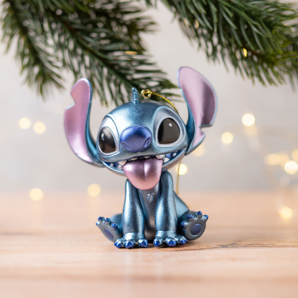 Imagen del producto Stitch Adorno para árbol de Navidad metalizado - Lilo & Stitch