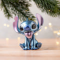 Imagen del producto Stitch Adorno para árbol de Navidad metalizado - Lilo & Stitch