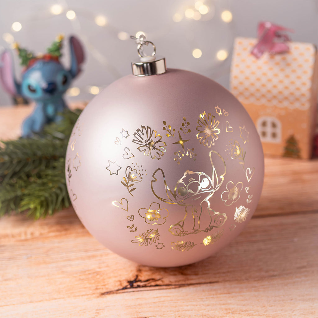 Imagen del producto Bola de Navidad con luz de Stitch - Lilo & Stitch