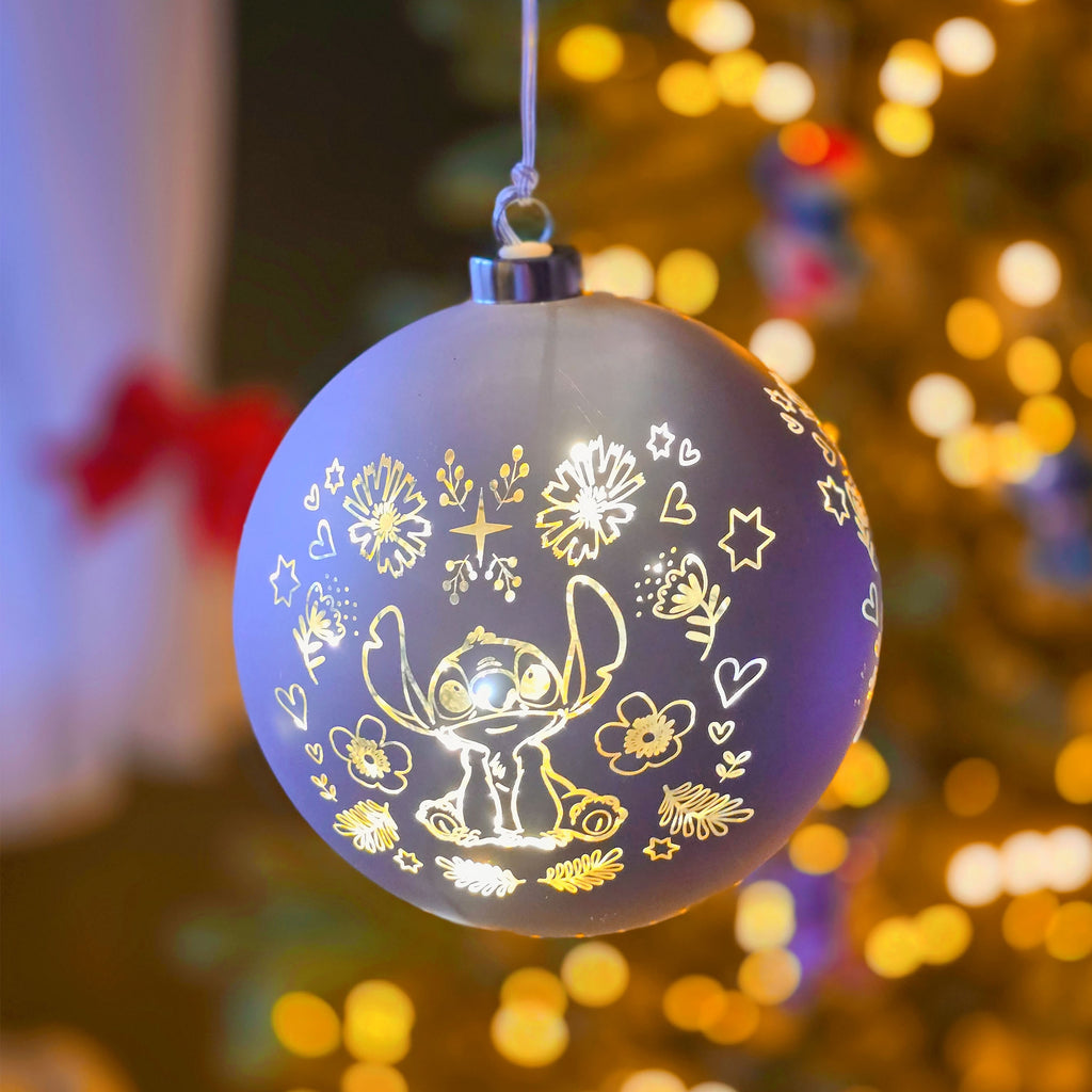 Imagen del producto Bola de Navidad con luz de Stitch - Lilo & Stitch