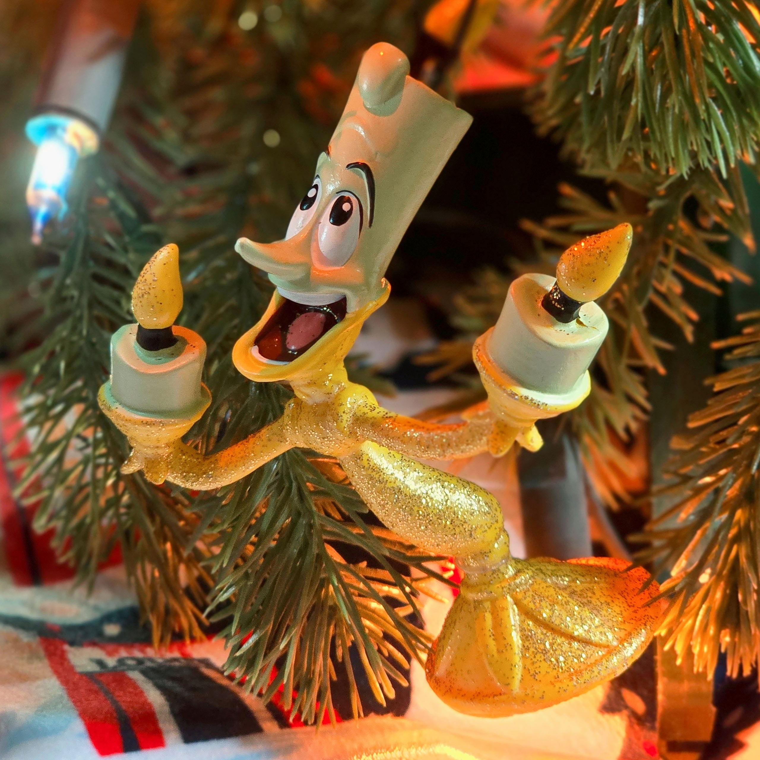 Imagen del producto La Bella y la Bestia - Adorno para árbol de Navidad Lumière