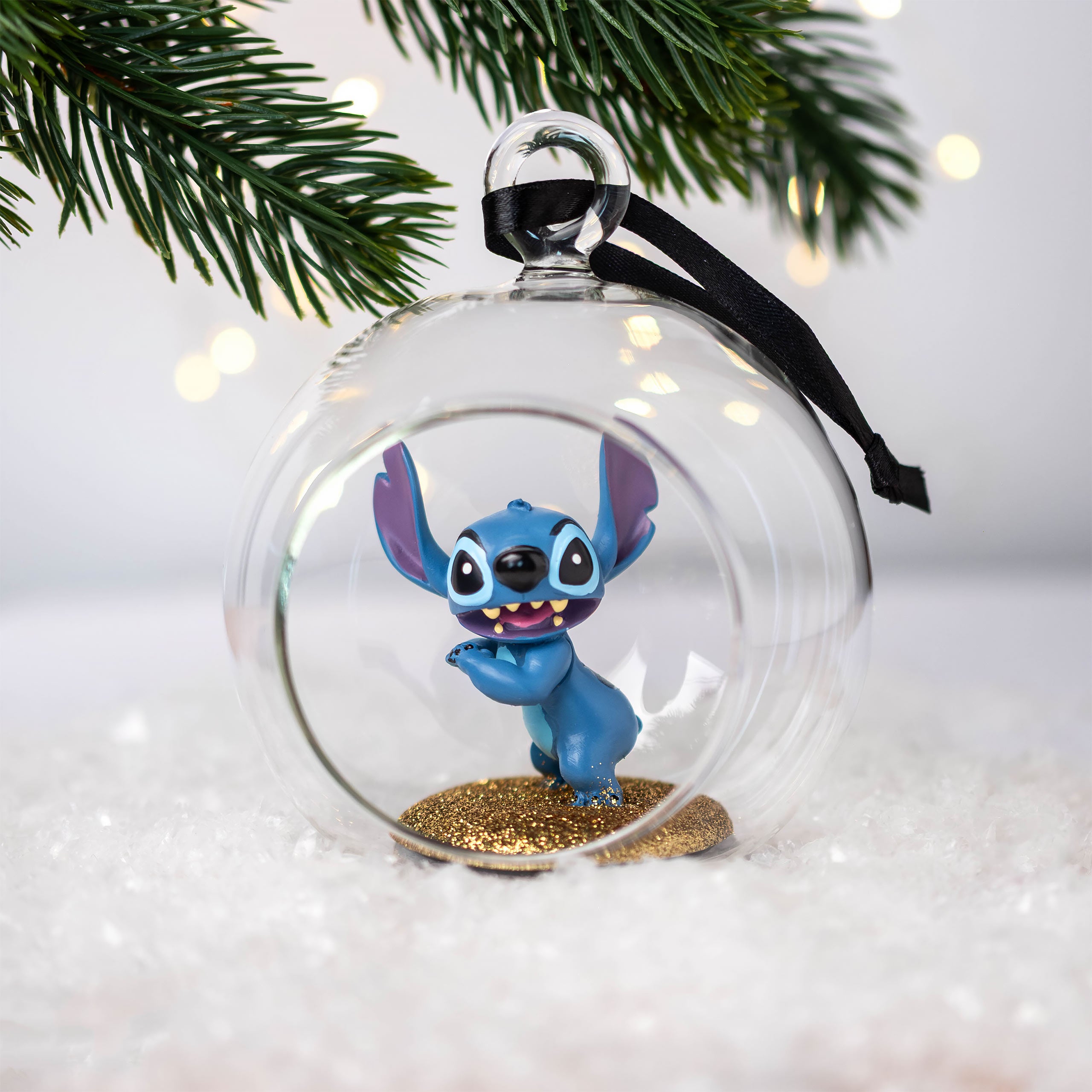 Imagen del producto Bola de Navidad abierta de Stitch - Lilo & Stitch