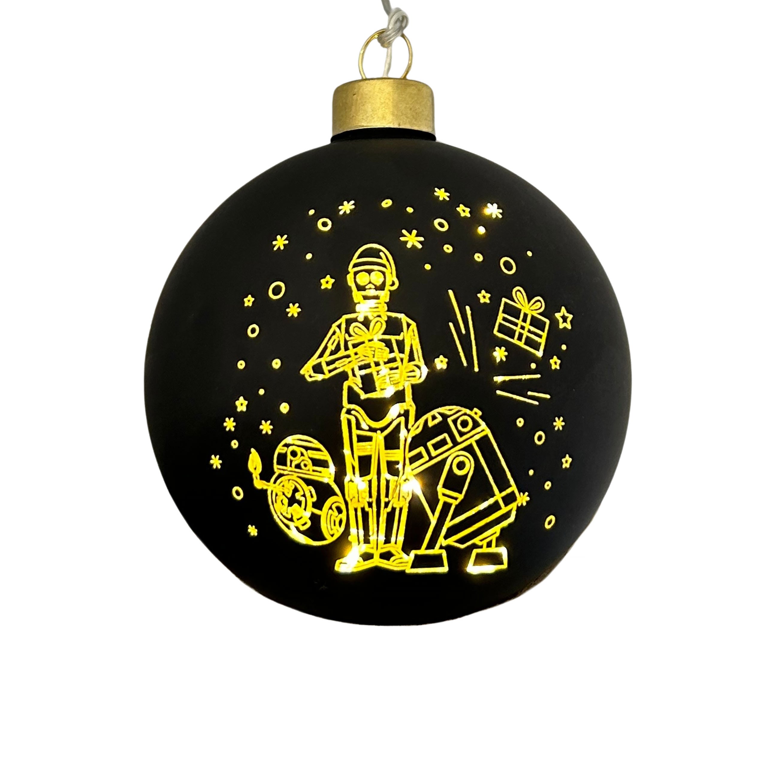 Imagen del producto Star Wars - Bola de Navidad Droides con luz