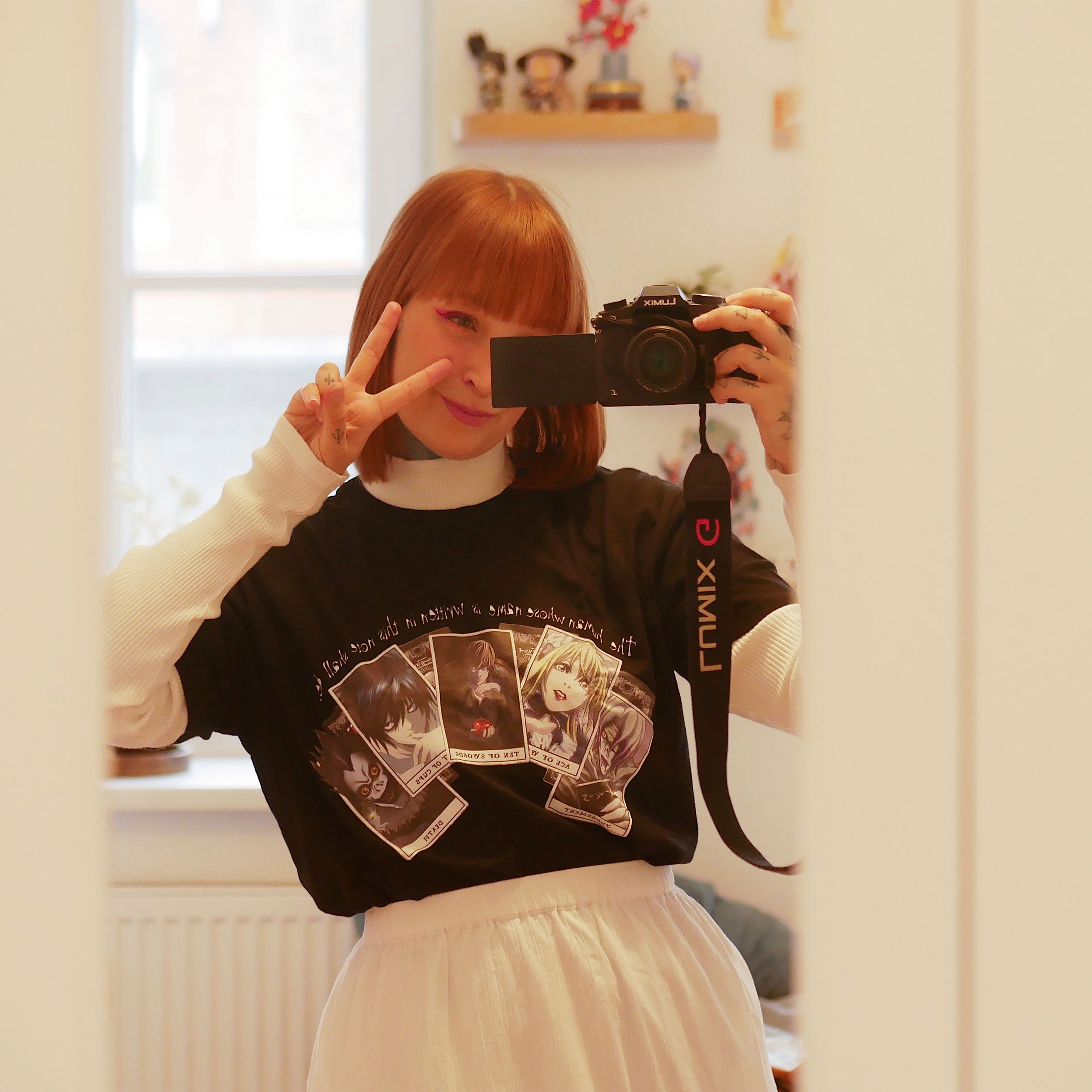 Imagen del producto Death Note - Camiseta Playing Cards negra