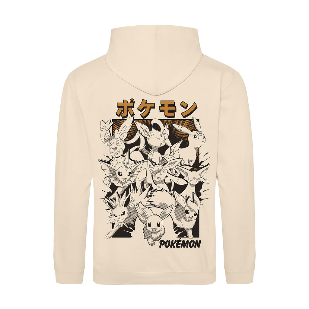 Imagen del producto Pokémon - Sudadera con capucha Katakana Evolución de Eevee