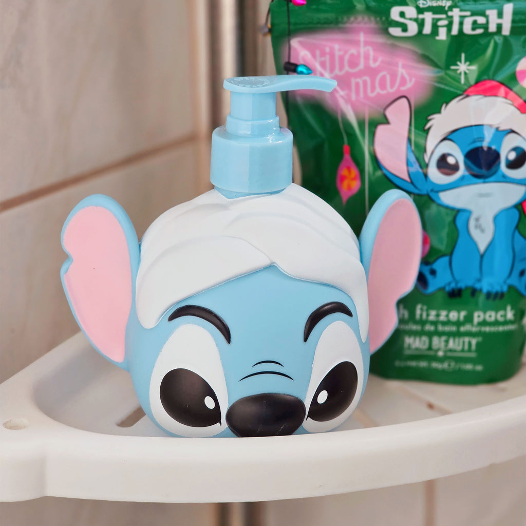 Imagen del producto Dispensador de jabón de Stitch con gel lavante - Lilo & Stitch