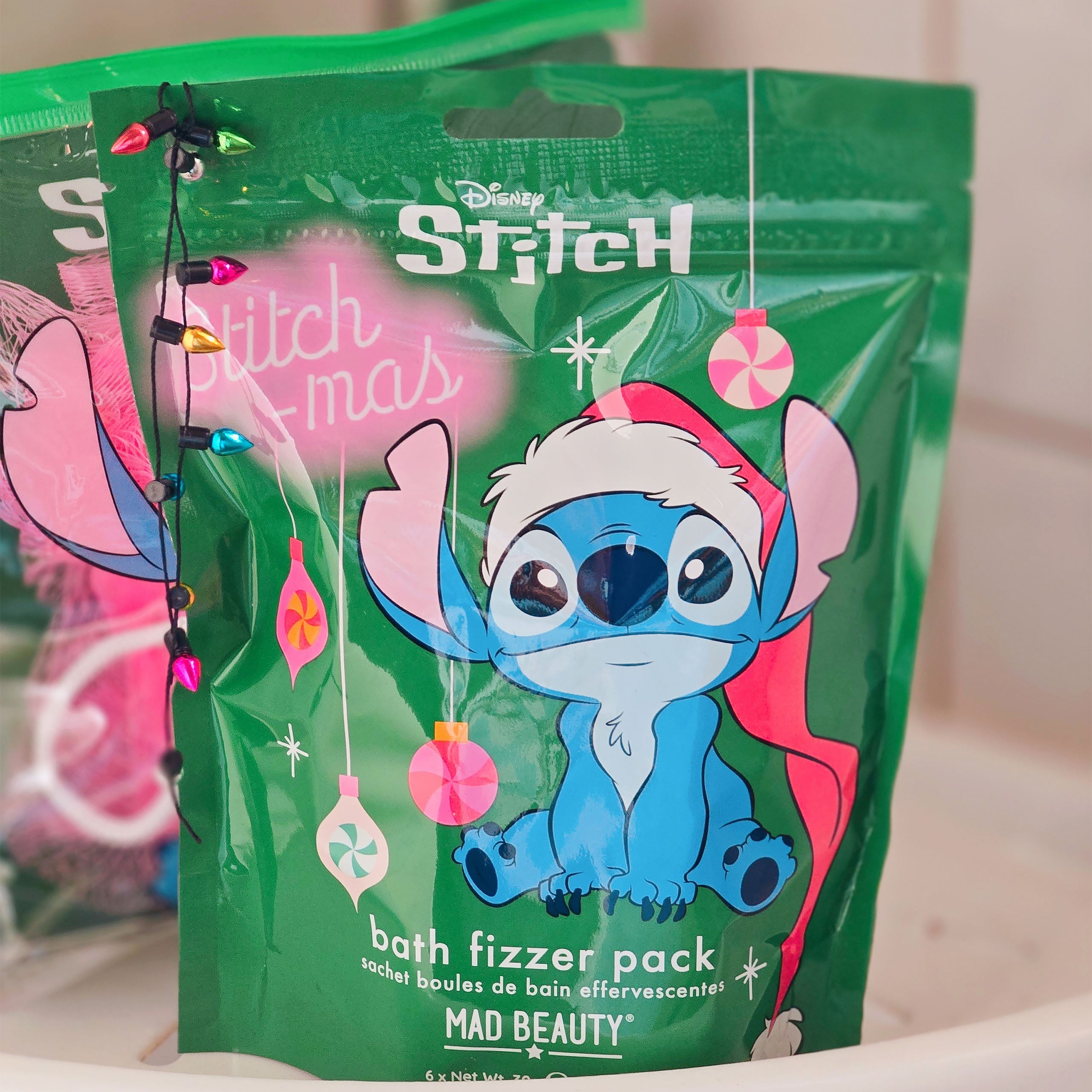 Imagen del producto Stitch-mas Set de 6 bombas de baño - Lilo & Stitch