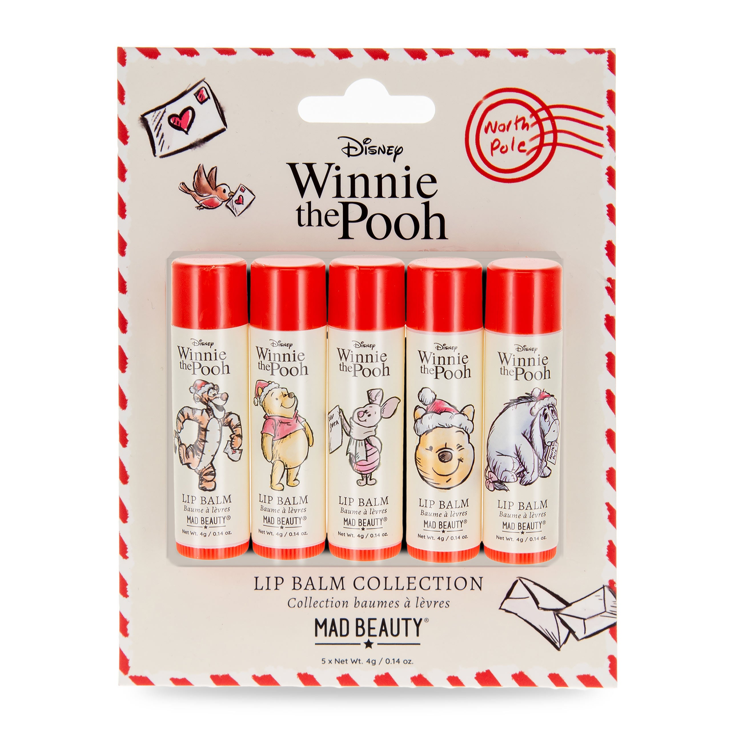 Imagen del producto Winnie the Pooh - Bálsamo labial X-mas, pack de 5