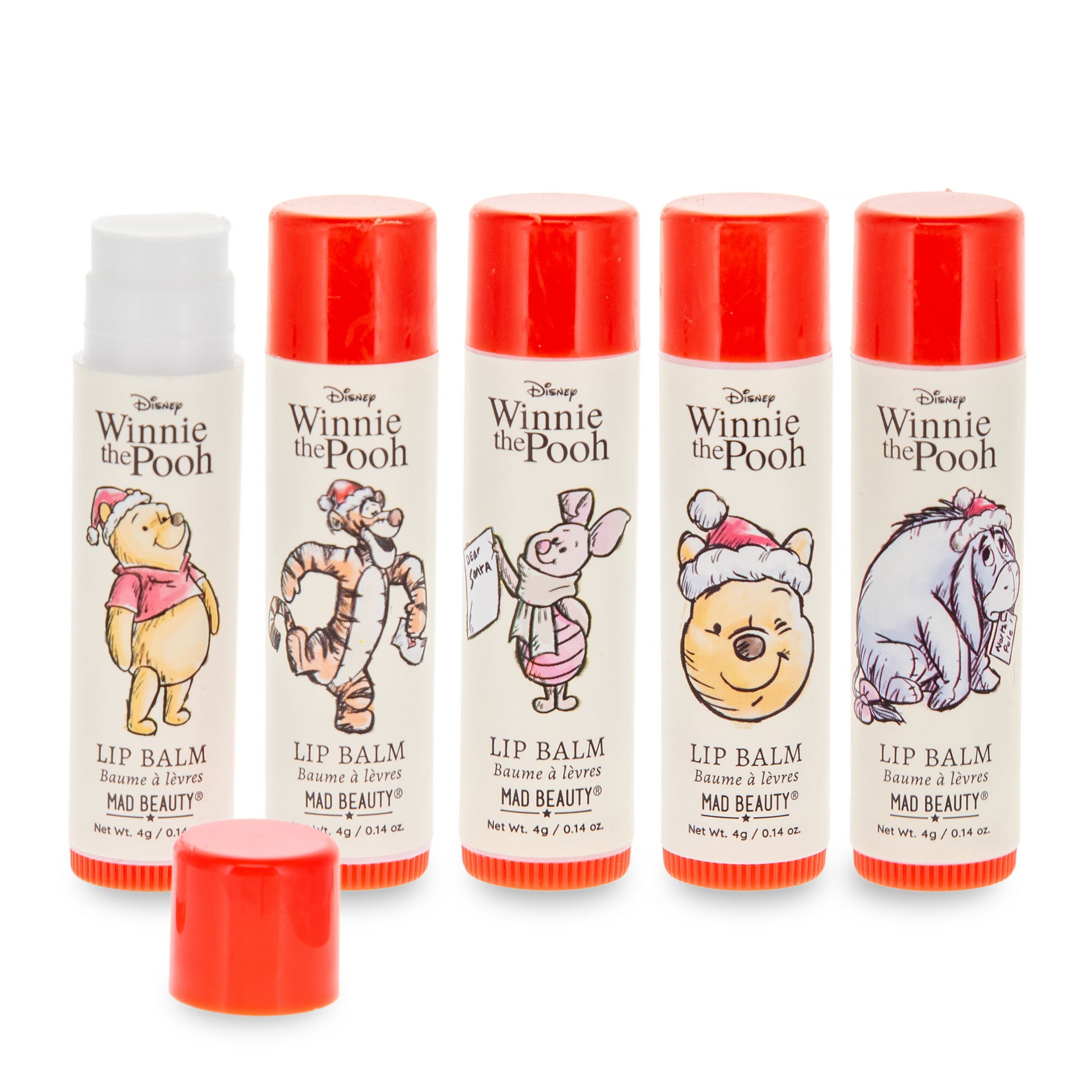 Imagen del producto Winnie the Pooh - Bálsamo labial X-mas, pack de 5