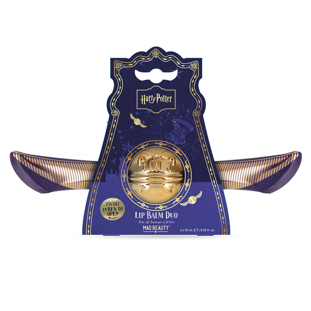 Imagen del producto Harry Potter - Bálsamo labial Snitch Dorada, pack de 2