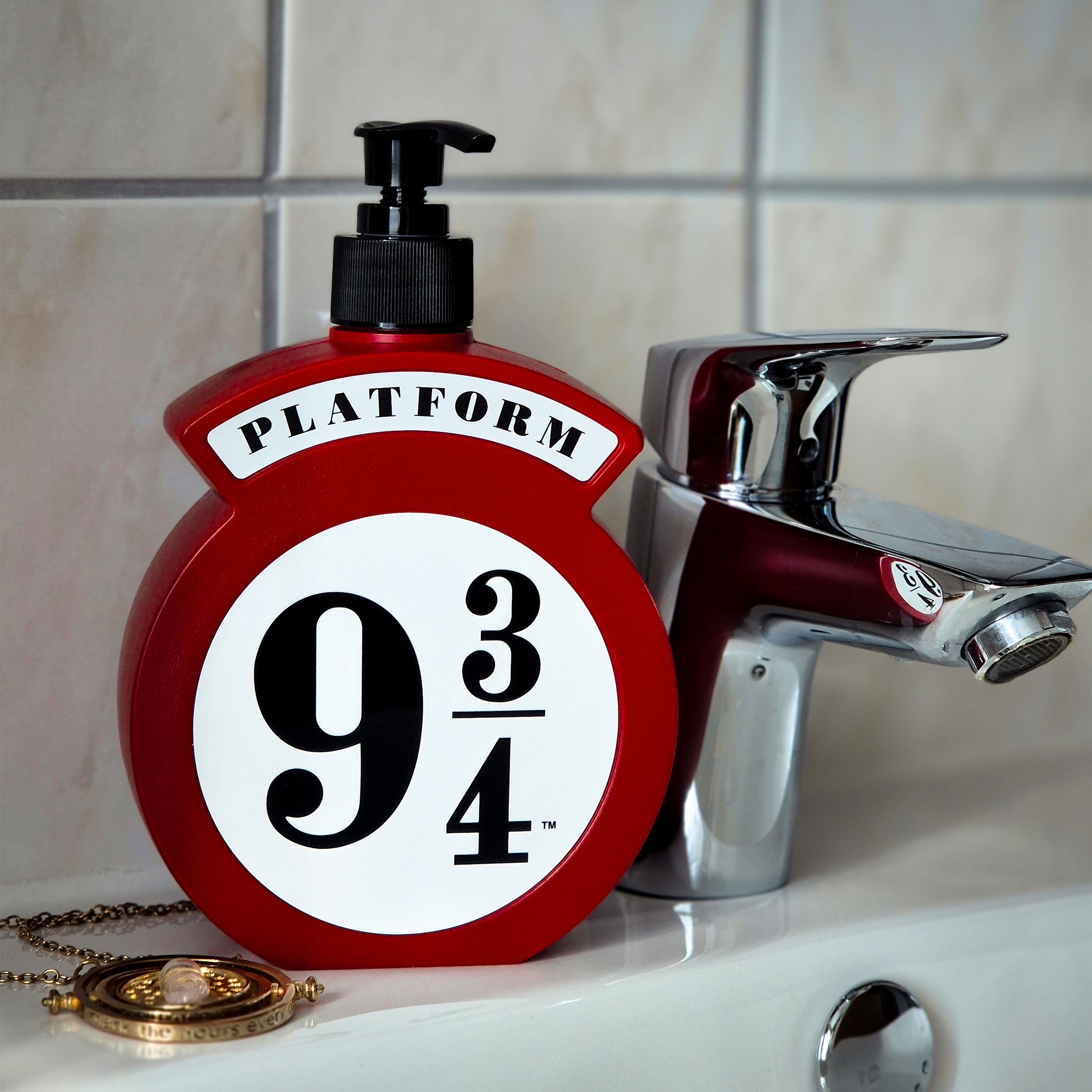 Imagen del producto Harry Potter - Dispensador de jabón Andén 9 3/4 con gel limpiador