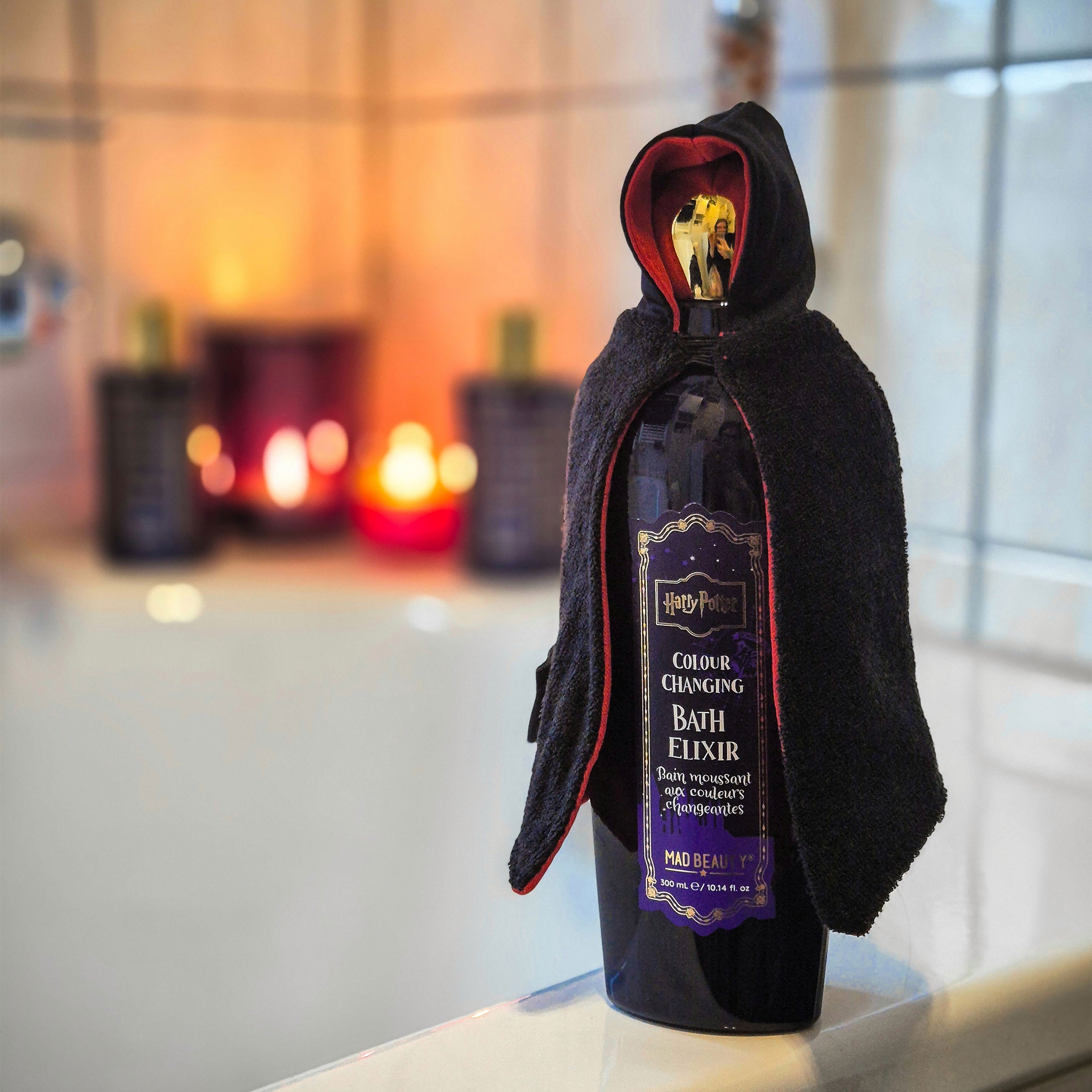Imagen del producto Harry Potter - Baño de burbujas que cambia de color con capa de mago