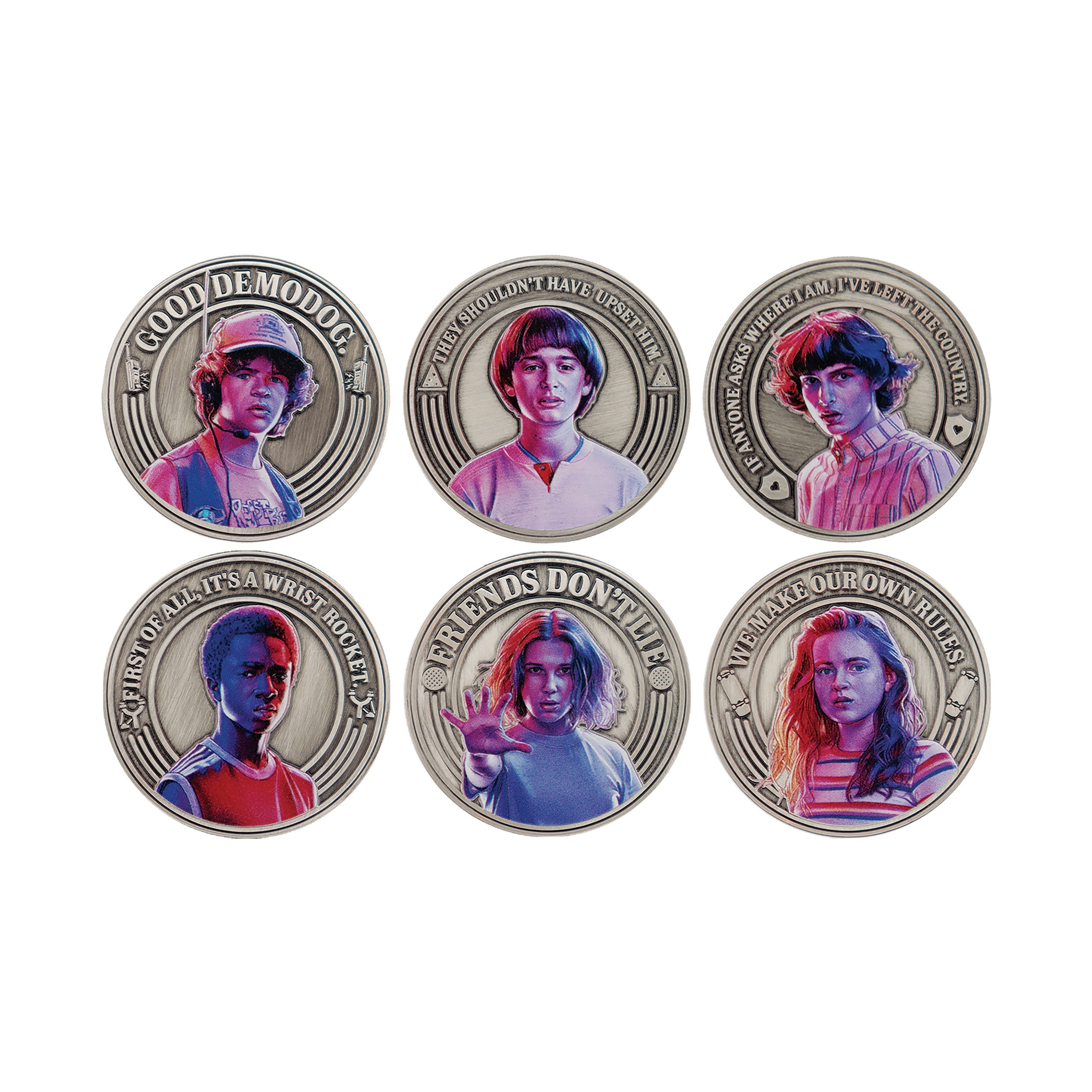Imagen del producto Stranger Things - Álbum de monedas coleccionables de Hawkins Middle School
