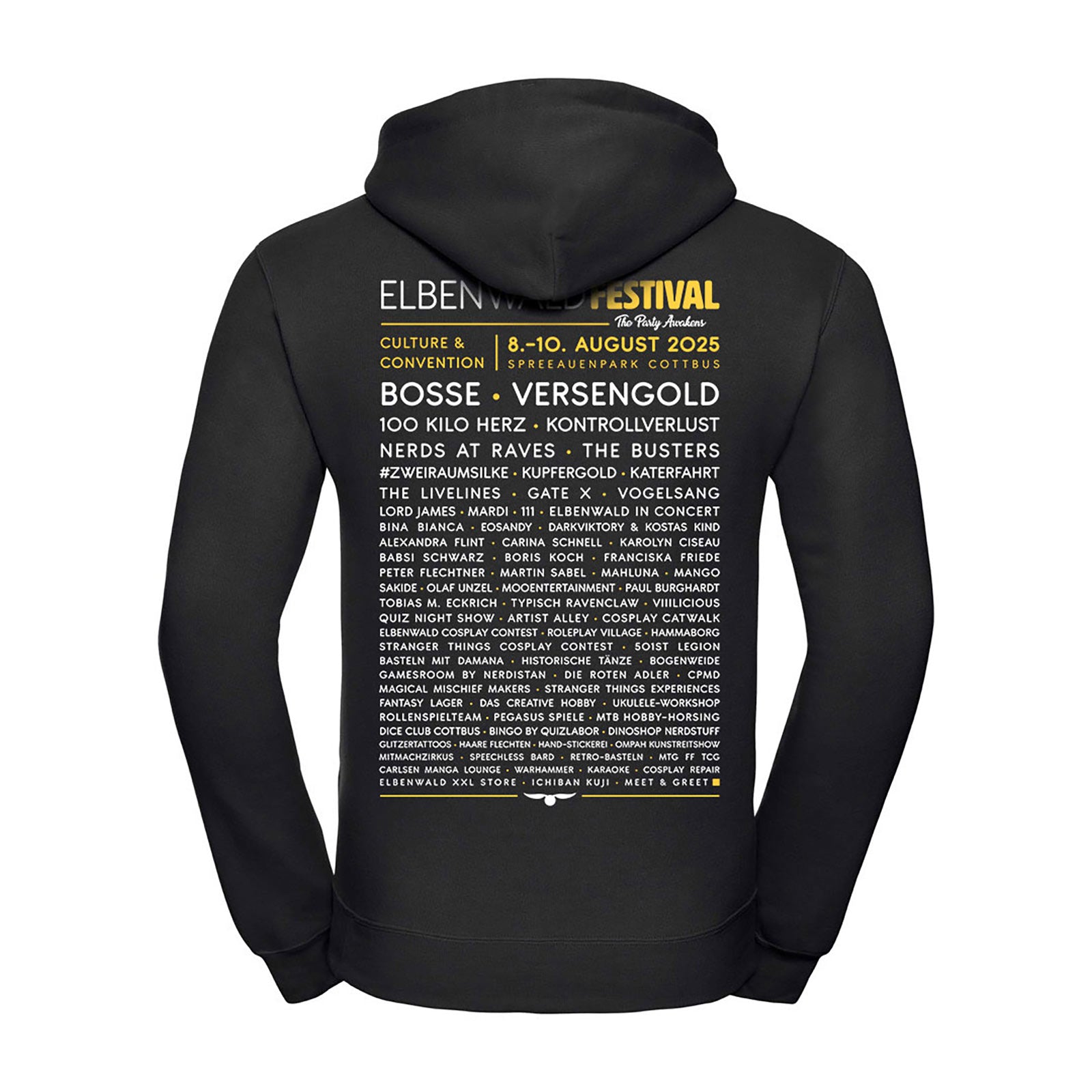 Imagen del producto Elbenwald Festival - Sudadera con capucha Return of the Party negra