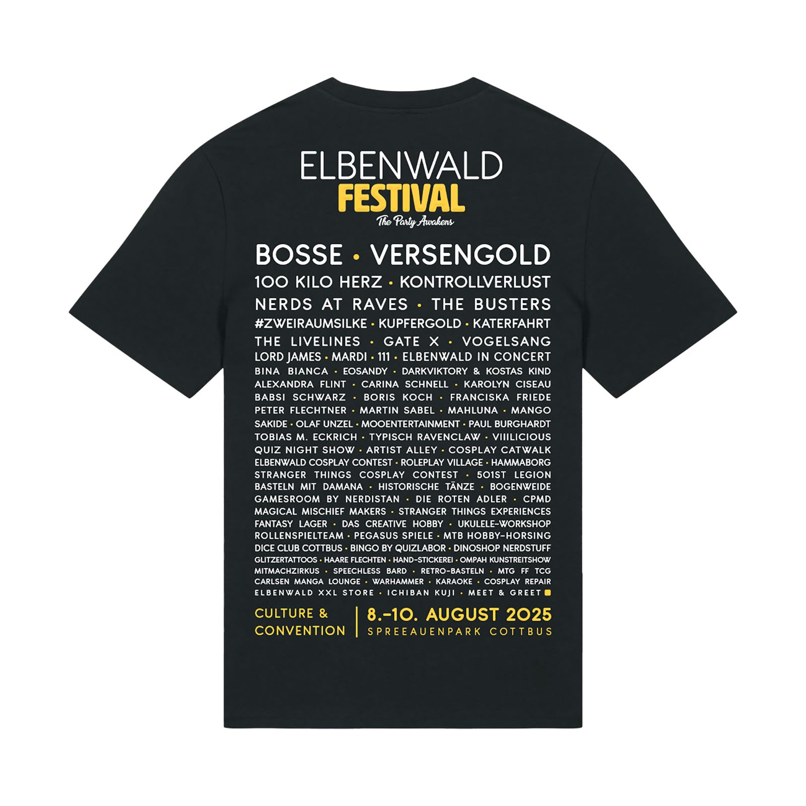 Imagen del producto Elbenwald Festival - Camiseta Tape negra