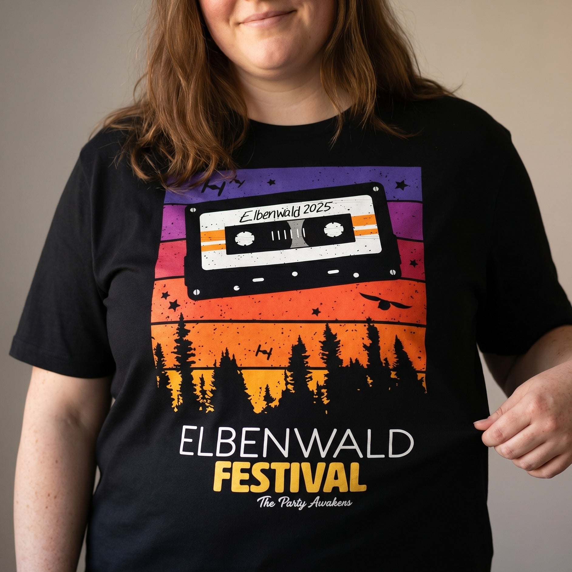 Imagen del producto Elbenwald Festival - Camiseta Tape negra