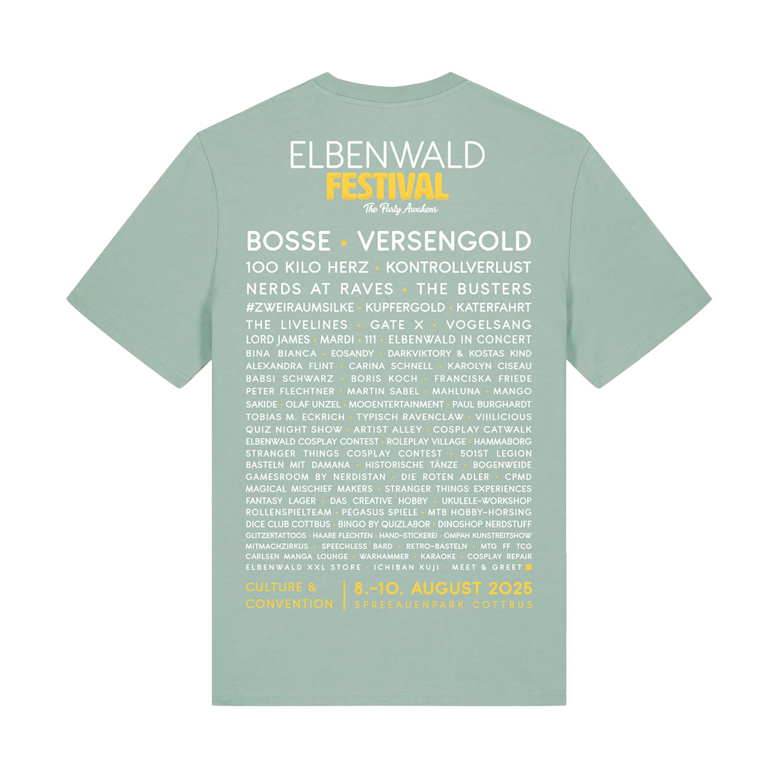 Imagen del producto Elbenwald Festival - Camiseta Line-Up