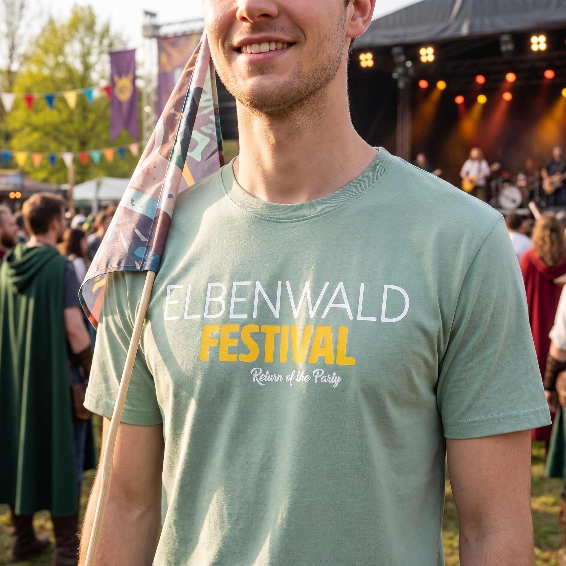 Imagen del producto Elbenwald Festival - Camiseta Line-Up