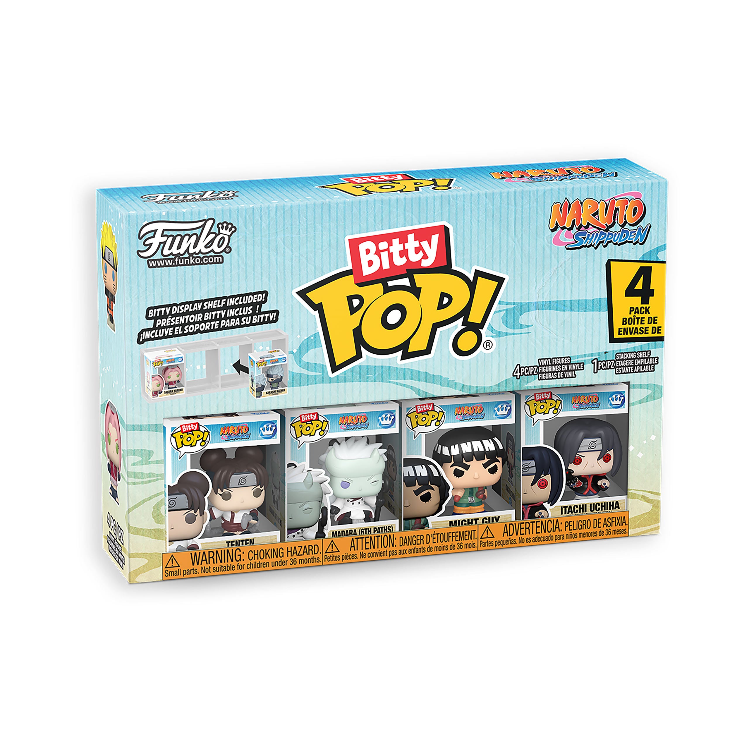Imagen del producto Naruto - Battles Funko Bitty Pop set de 4 figuras Serie 3