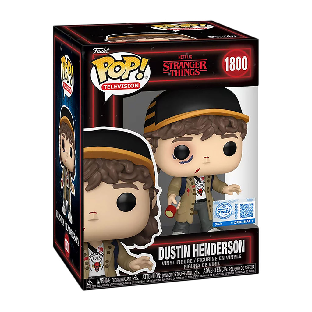 Imagen del producto Stranger Things – Dustin (Battle Damaged) figura Funko Pop!