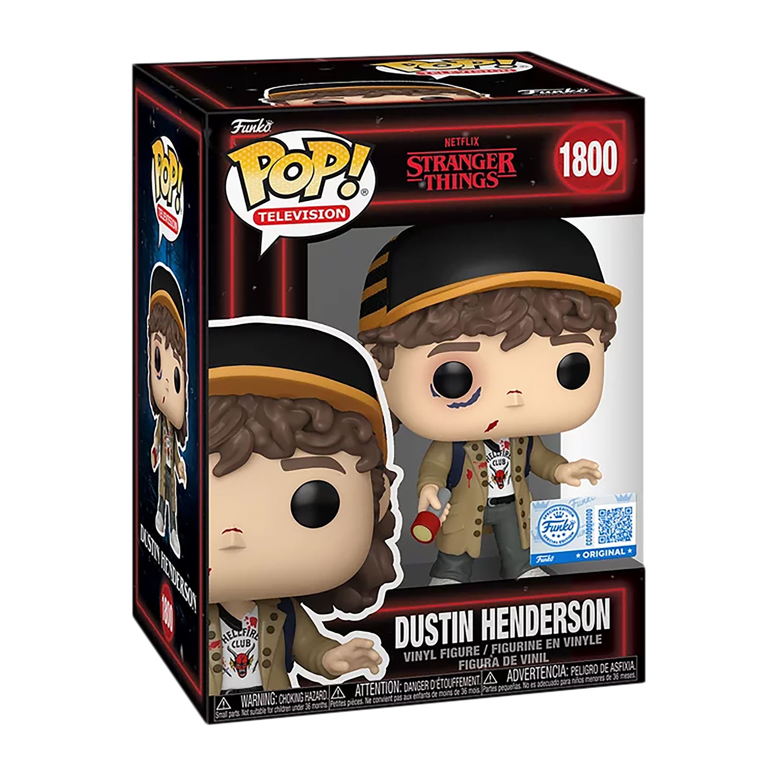 Imagen del producto Stranger Things – Dustin (Battle Damaged) figura Funko Pop!
