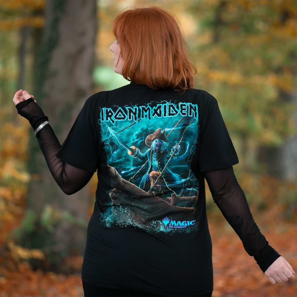 Imagen del producto Iron Maiden - Magic: The Gathering Captain N'Ghathrod camiseta negra