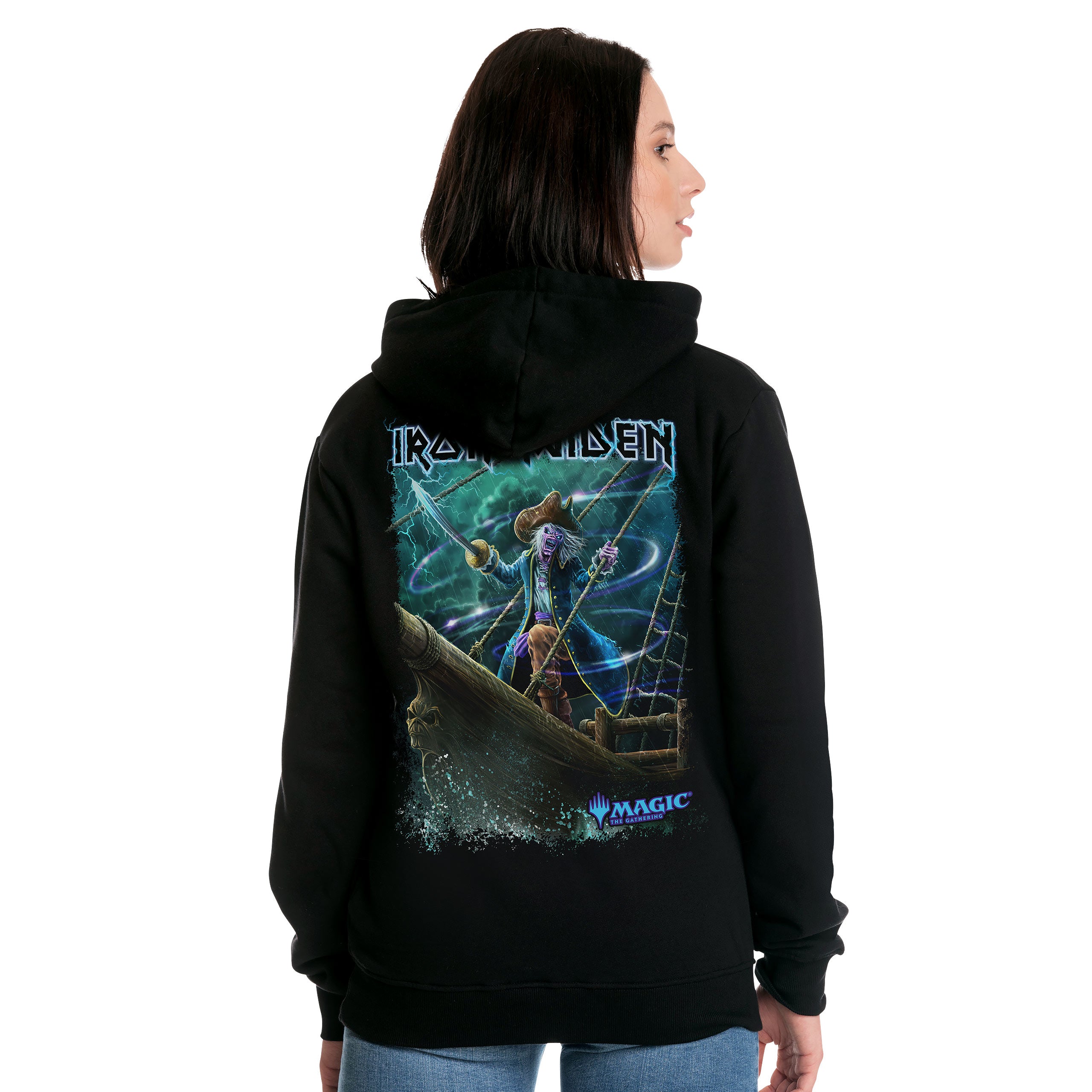 Imagen del producto Iron Maiden - Magic Captain N'Ghathrod sudadera con capucha negra