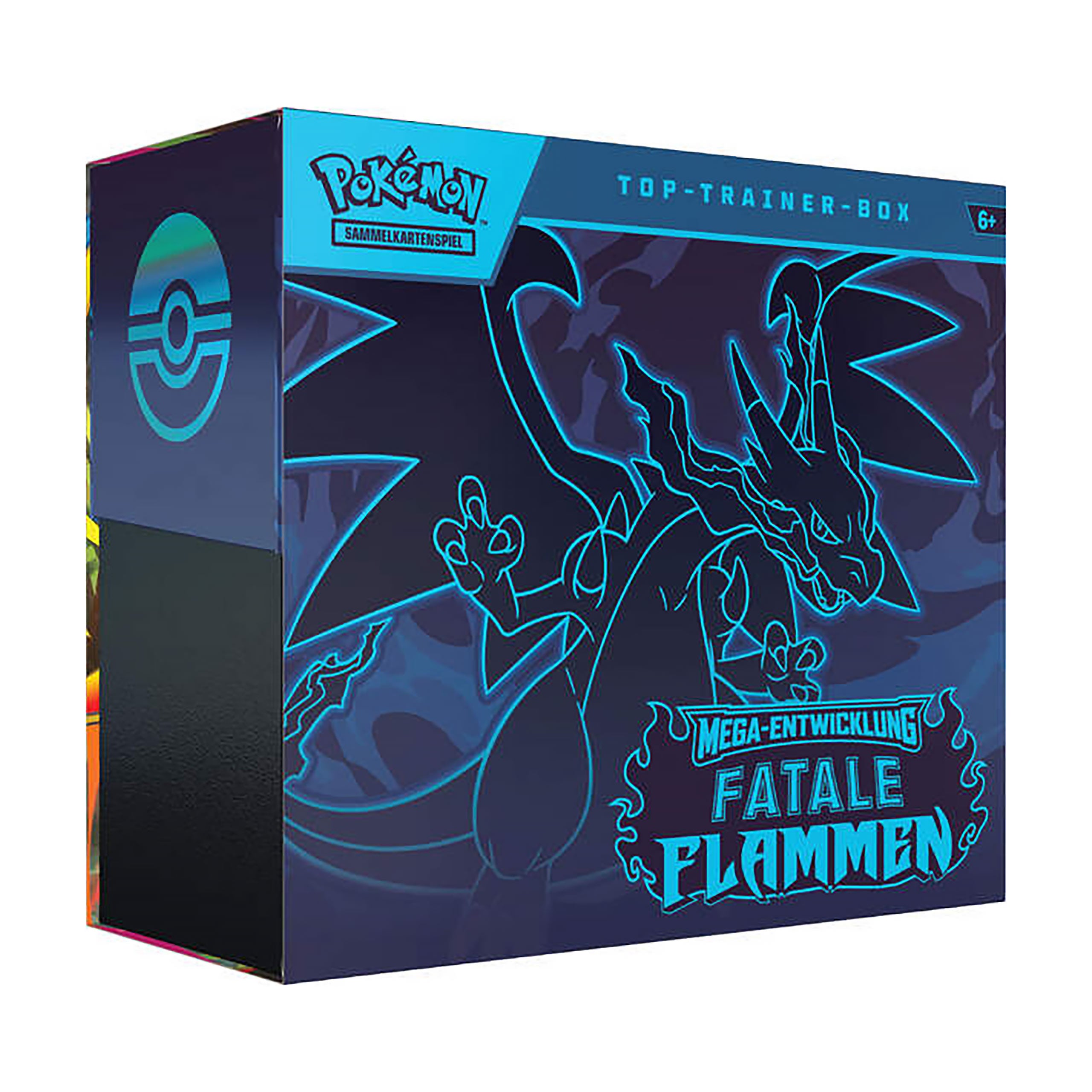 Imagen del producto Pokemon - Llamas fatales Megaevolución Caja de Entrenador Élite versión alemana