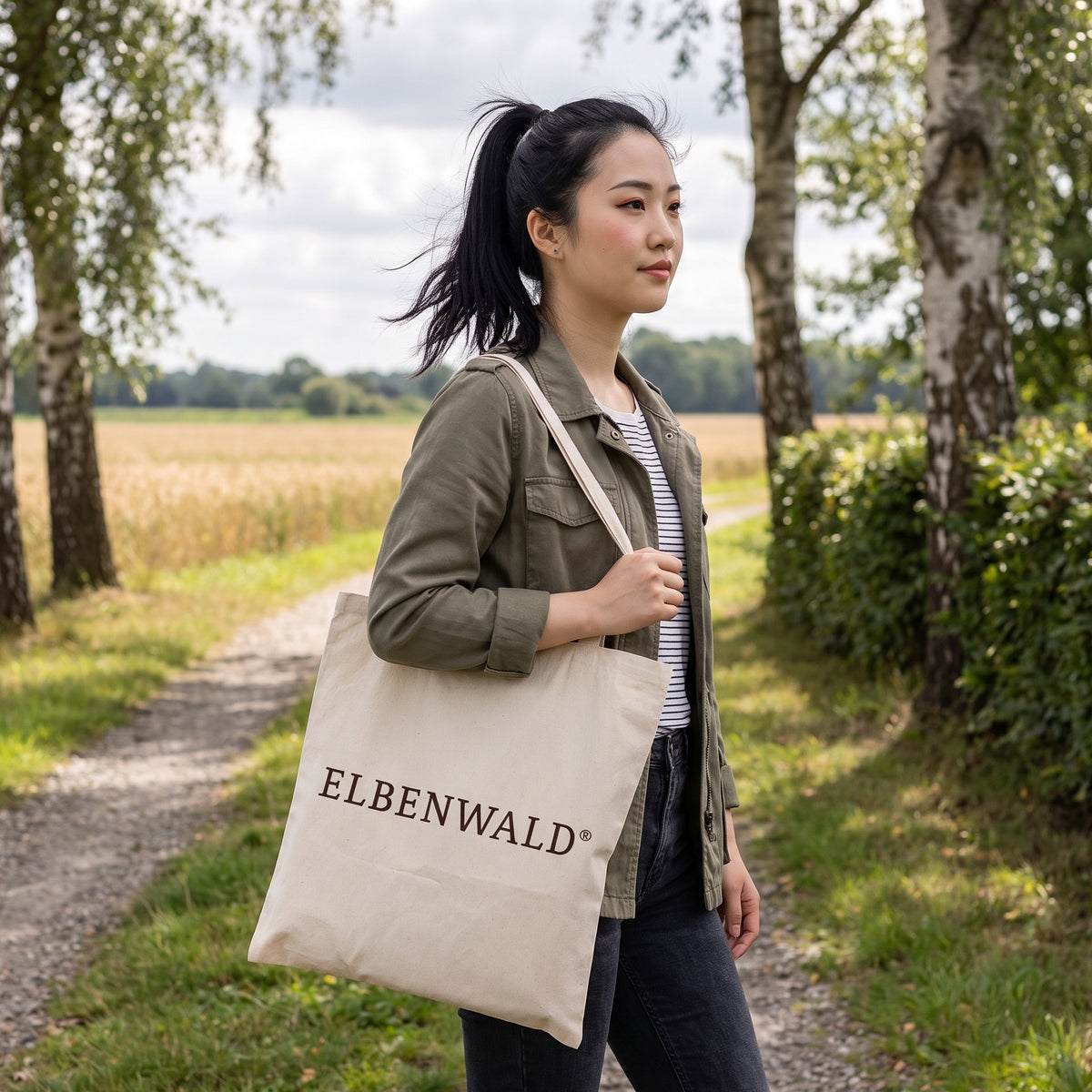 Imagen del producto Bolsa de tela grande premium Elbenwald