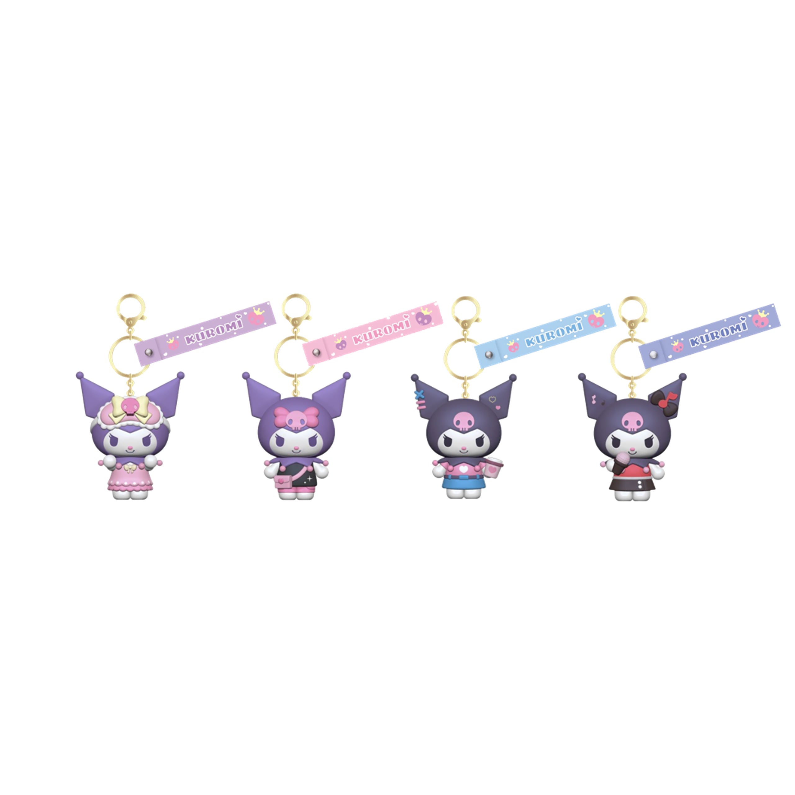Imagen del producto Hello Kitty and Friends - Llavero sorpresa YuMe Kuromi Cute Outfit