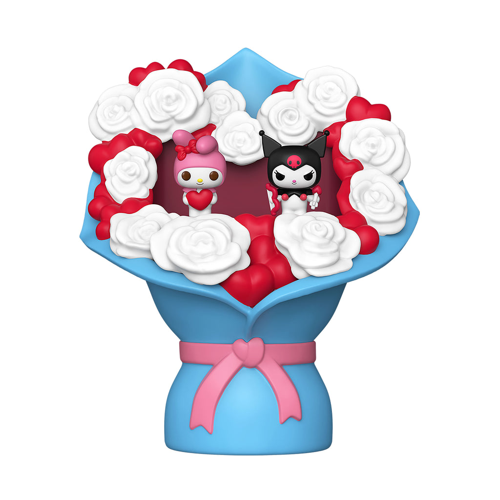 Imagen del producto Hello Kitty and Friends Kuromi y Hello Kitty Valentines Funko Bitty Pop Bouquet - Sanrio