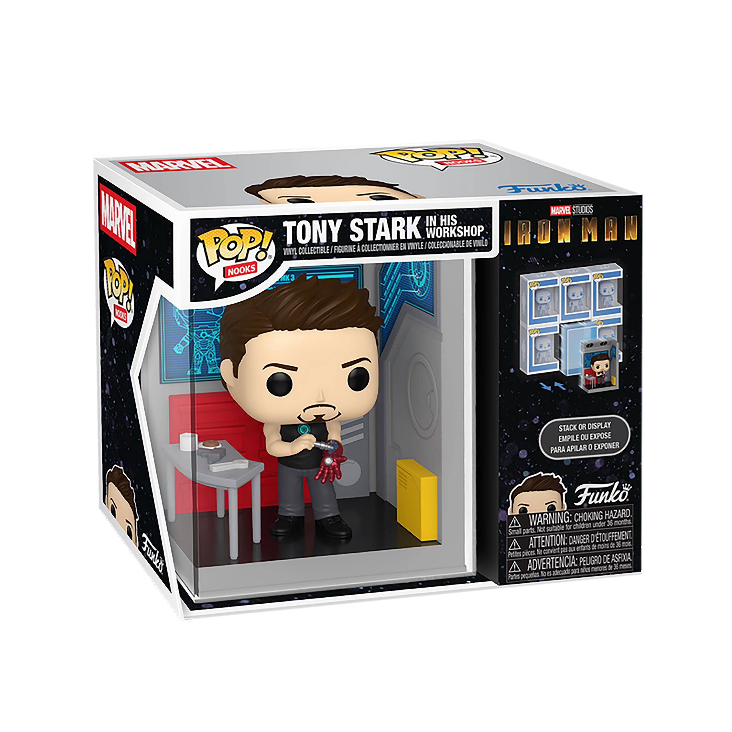 Imagen del producto Iron Man - Taller de Tony Funko Pop Nooks Diorama