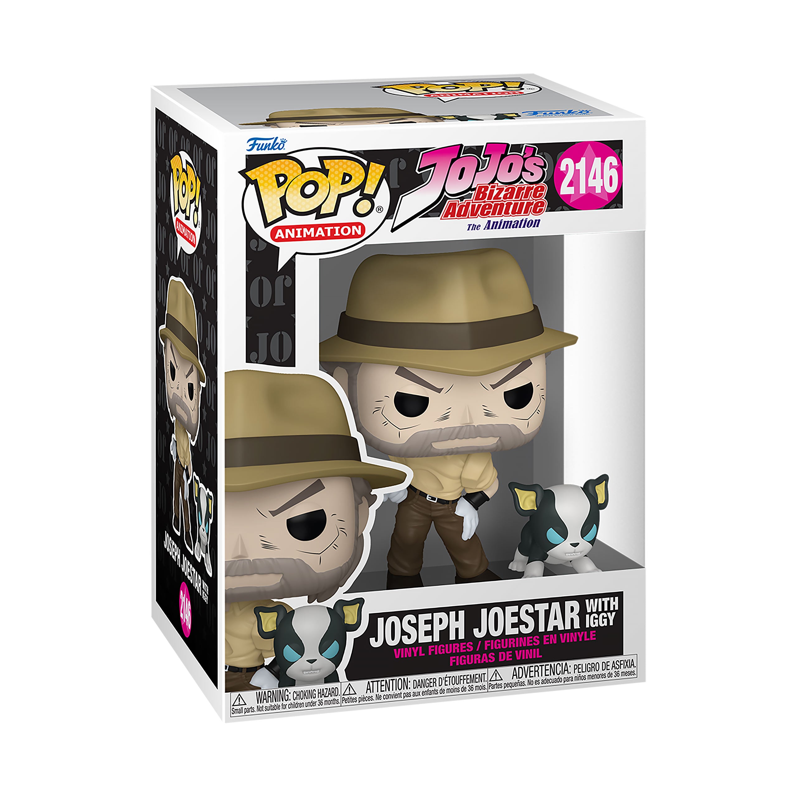 Imagen del producto JoJo's Bizarre Adventure - Figura Funko Pop de Joseph e Iggy