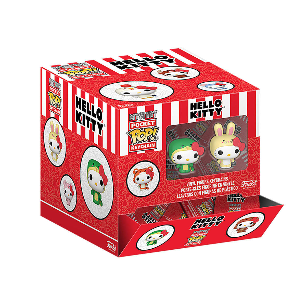 Imagen del producto Hello Kitty and Friends Animals Mystery Funko Pop llavero - Expositor Sanrio E1090674