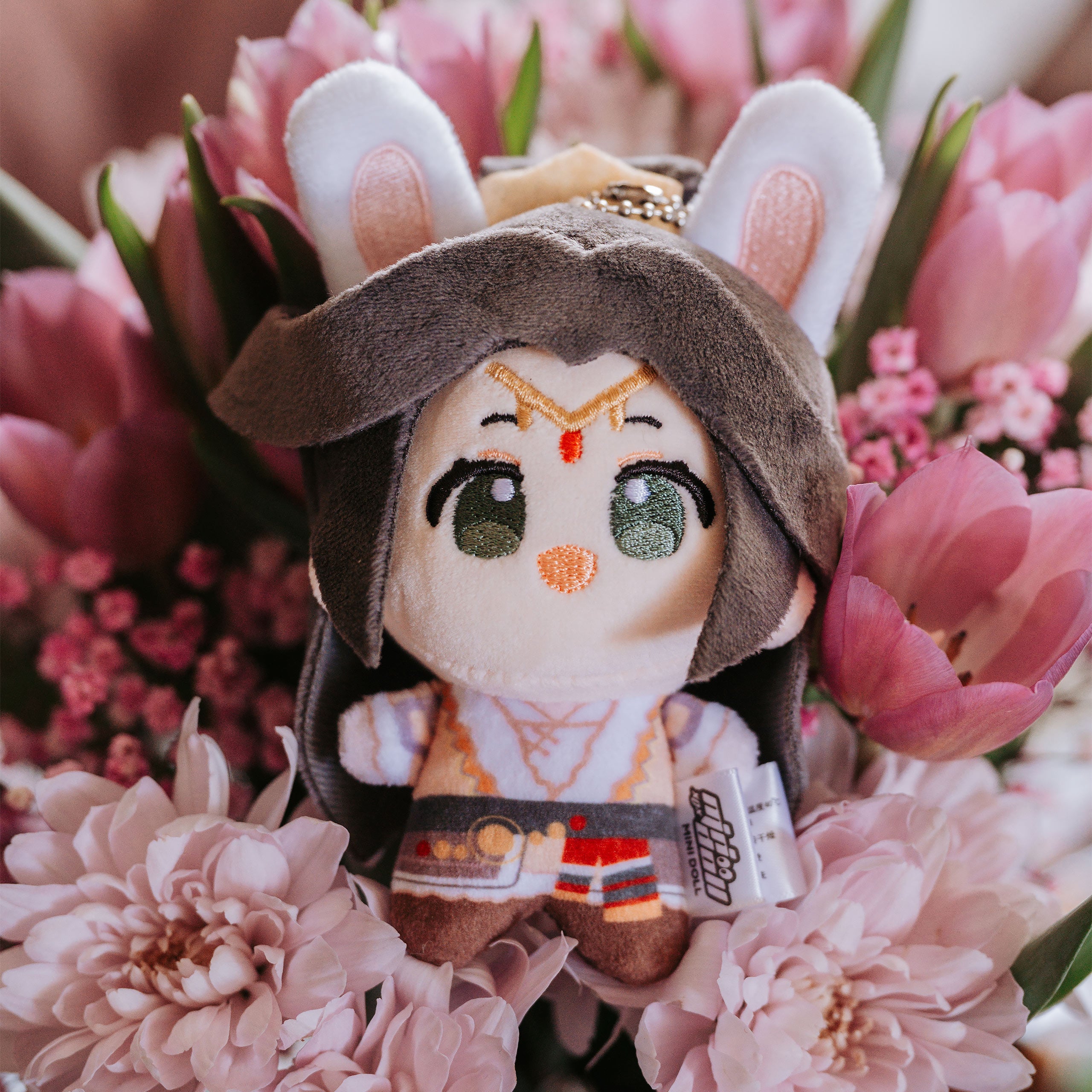 Imagen del producto Heaven Official's Blessing – Llavero de Peluche Xie Lian Versión Tibetan Robe Serie Ming Yue Lou Lan
