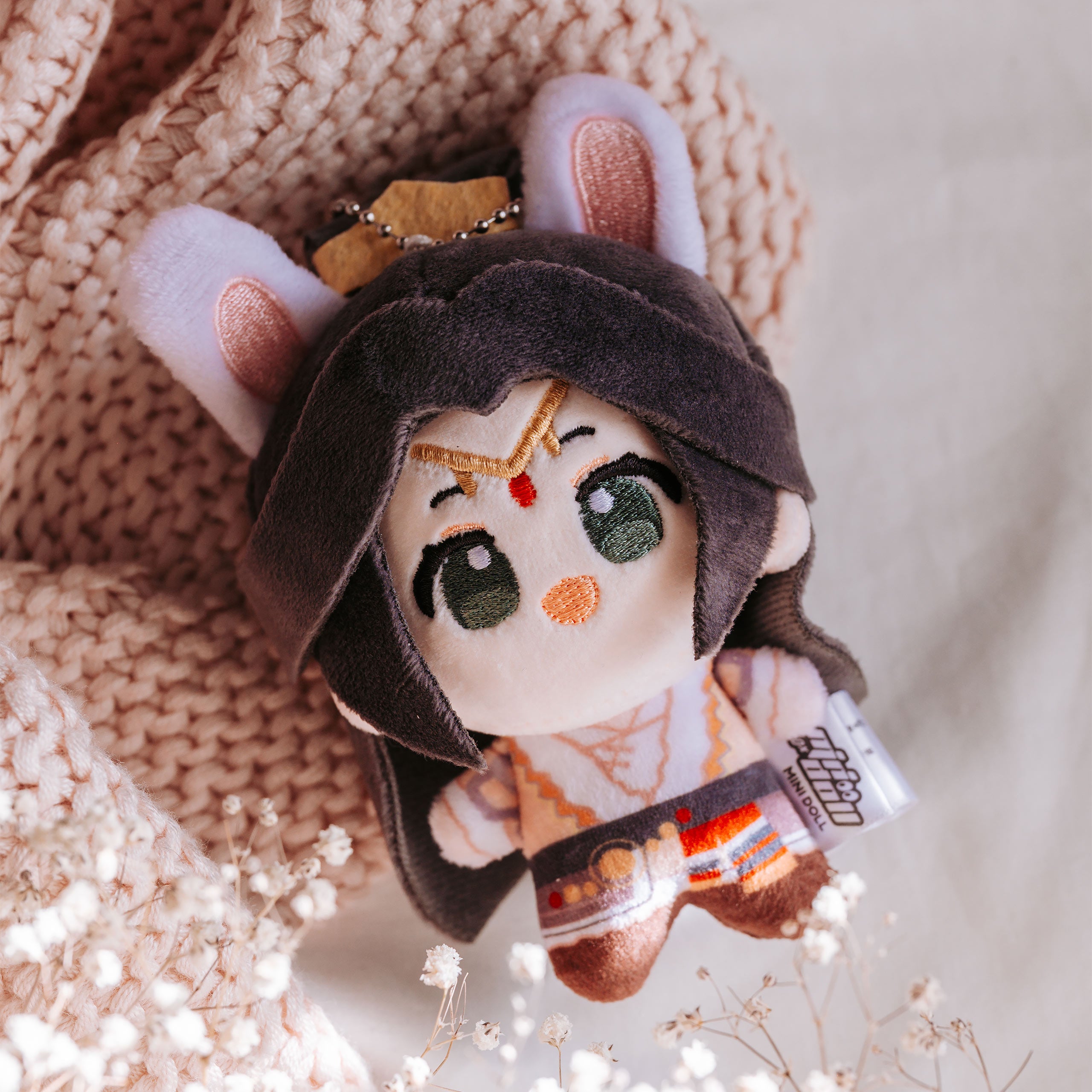 Imagen del producto Heaven Official's Blessing – Llavero de Peluche Xie Lian Versión Tibetan Robe Serie Ming Yue Lou Lan