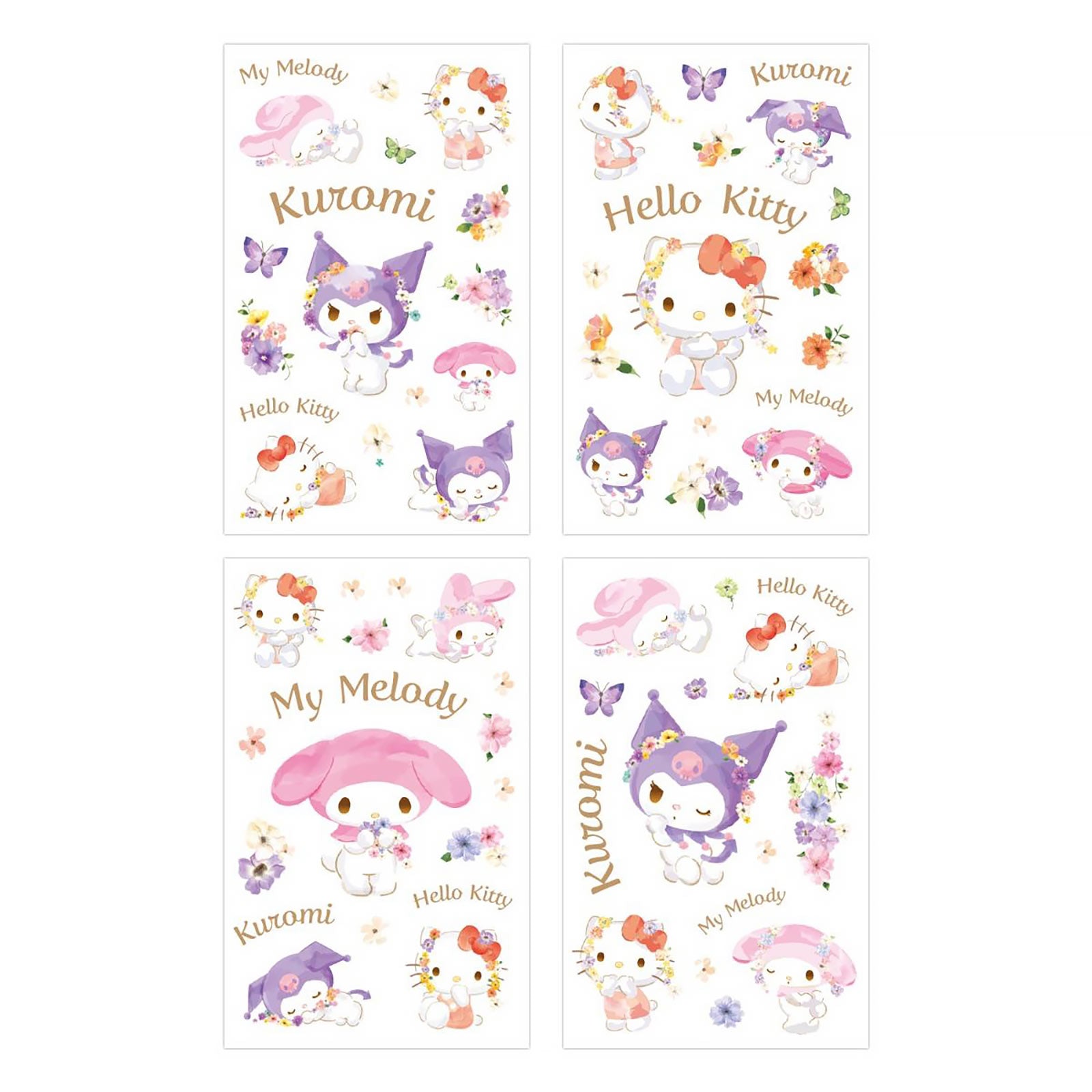 Imagen del producto Hello Kitty & Friends Set de pegatinas Pastel Vivid